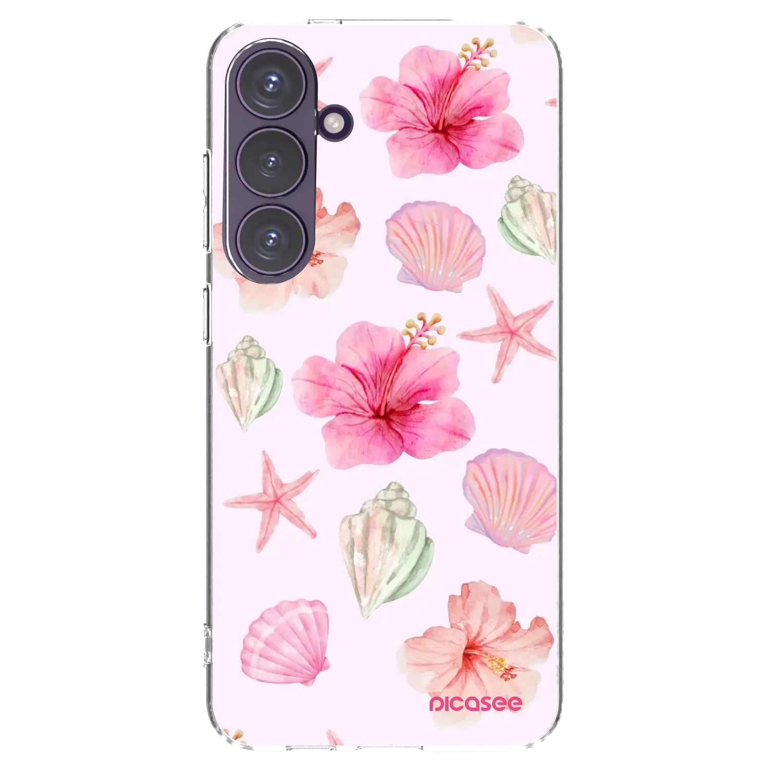 Picasee silikonski prozorni ovitek za Samsung Galaxy S24+ S926B 5G - Blush Lagoon