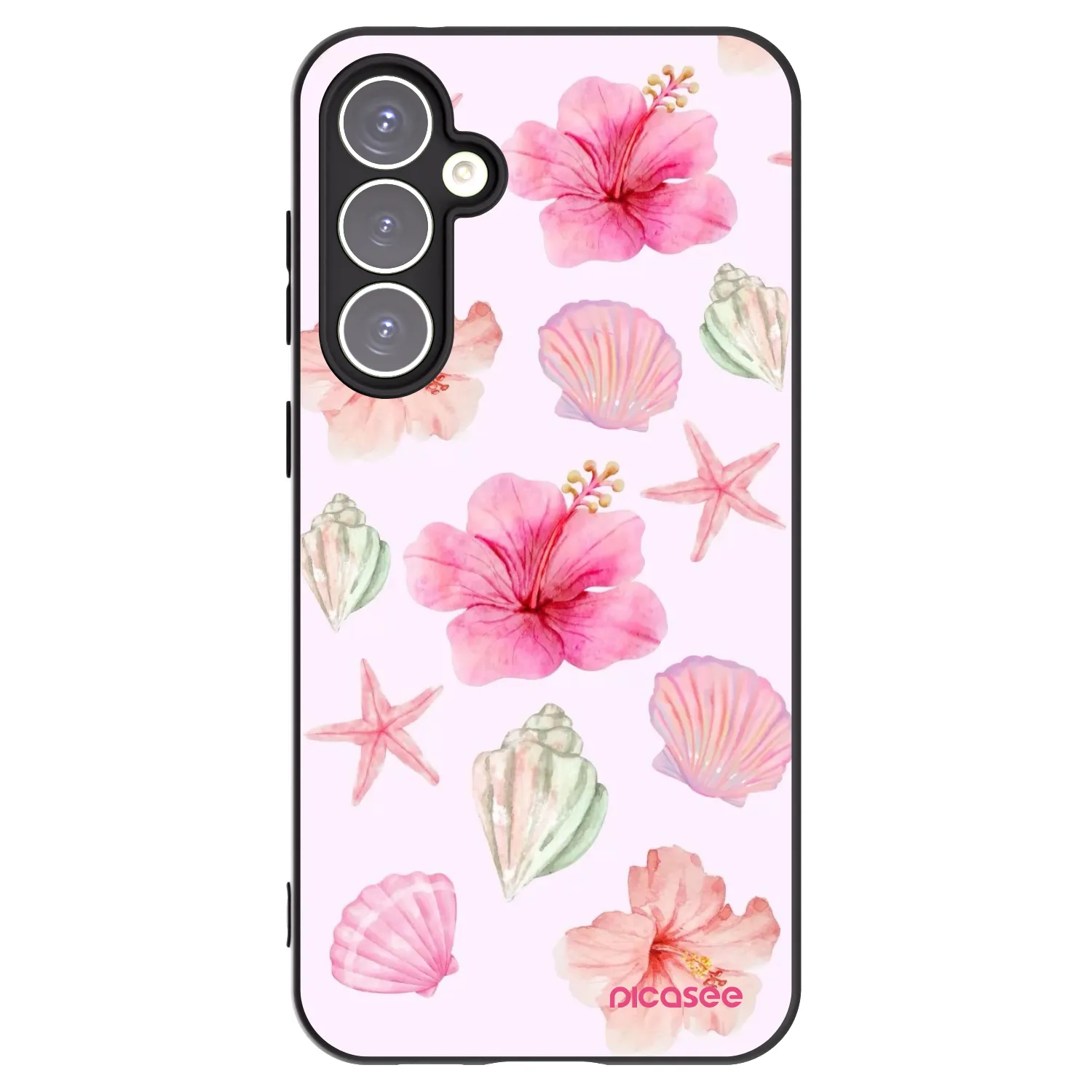 Picasee silikonski črni ovitek za Samsung Galaxy S23 FE S711B - Blush Lagoon