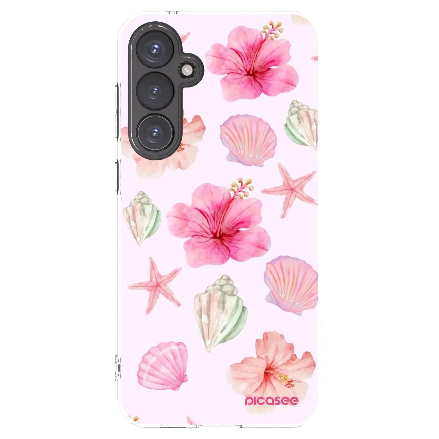 Picasee silikonski prozorni ovitek za Samsung Galaxy S23 FE S711B - Blush Lagoon