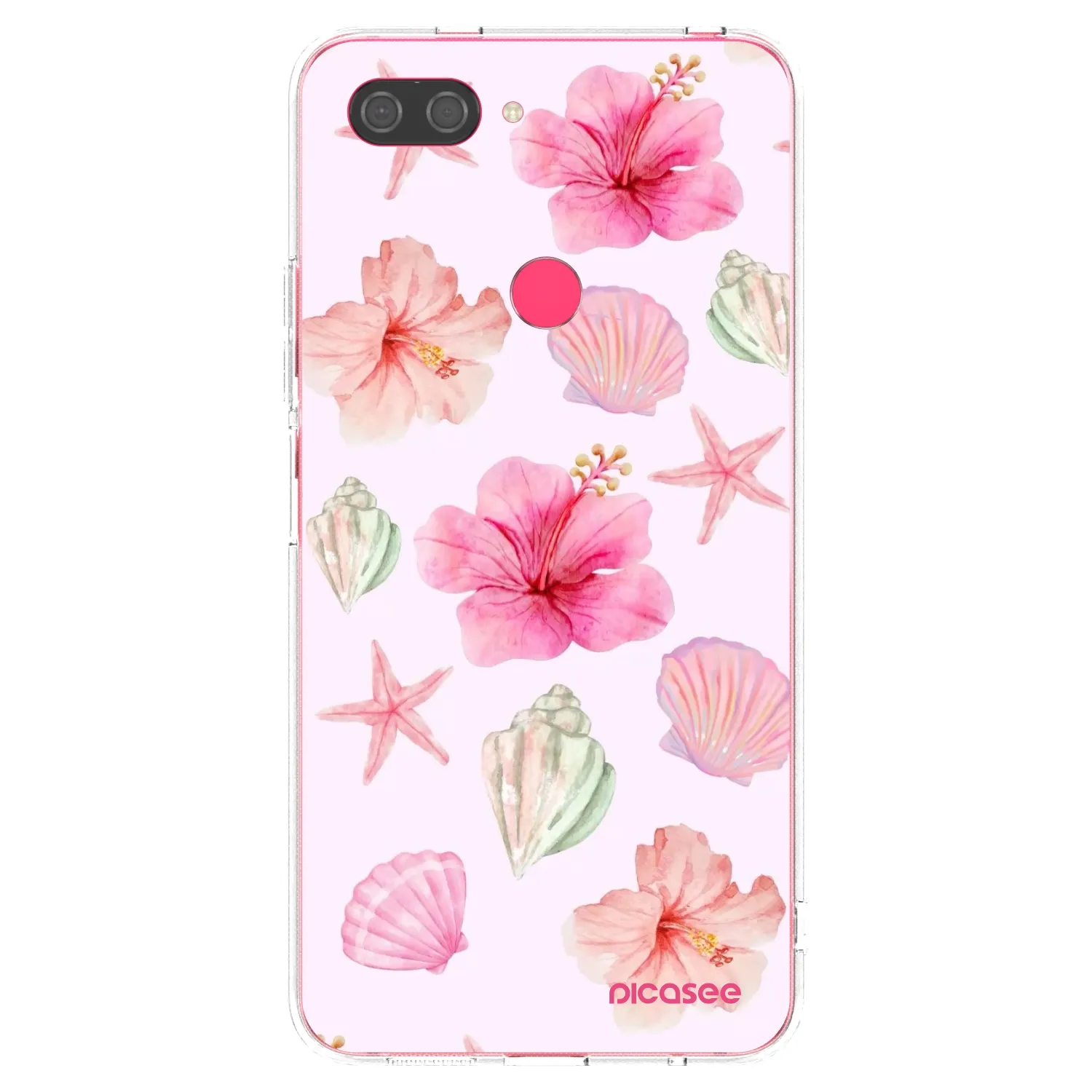 Picasee silikonski prozorni ovitek za Xiaomi Mi 8 Lite - Blush Lagoon
