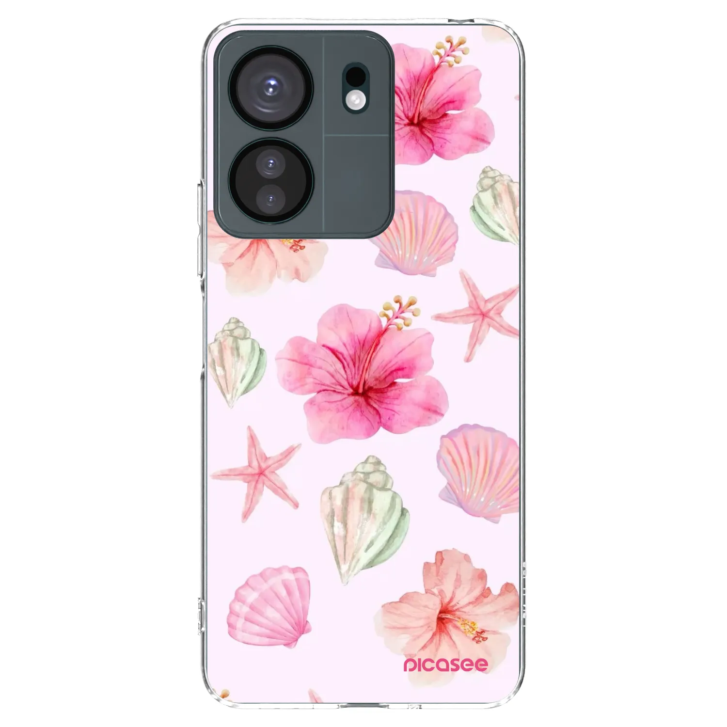 Picasee silikonski prozorni ovitek za Xiaomi Redmi 13C 4G - Blush Lagoon