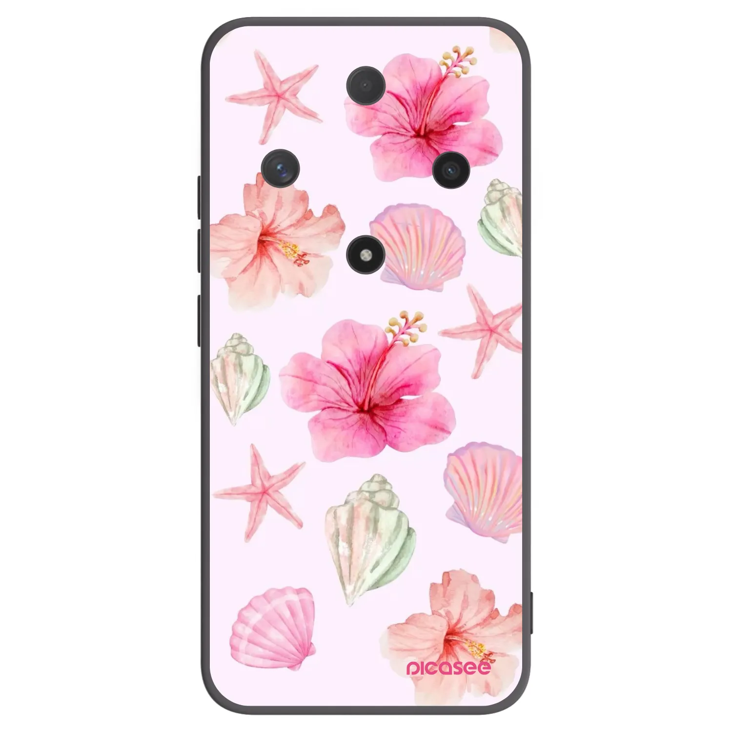 Picasee silikonski črni ovitek za Honor Magic6 Lite 5G - Blush Lagoon