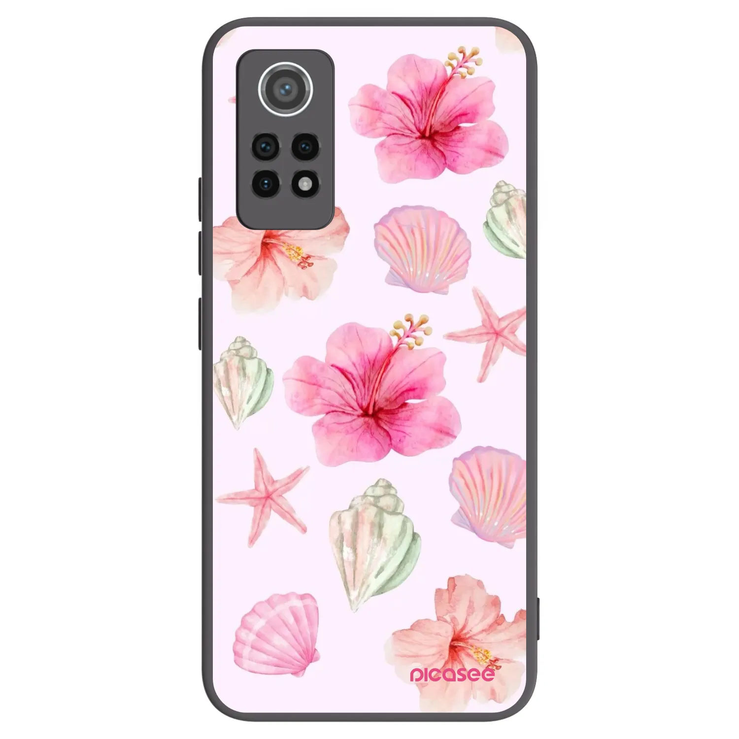 Picasee silikonski črni ovitek za Xiaomi Redmi Note 12 Pro 4G - Blush Lagoon