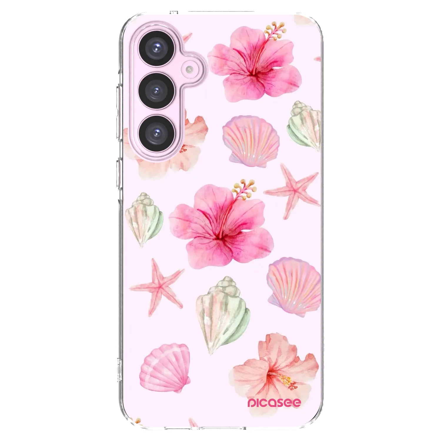 Picasee silikonski prozorni ovitek za Samsung Galaxy A55 5G A556B - Blush Lagoon