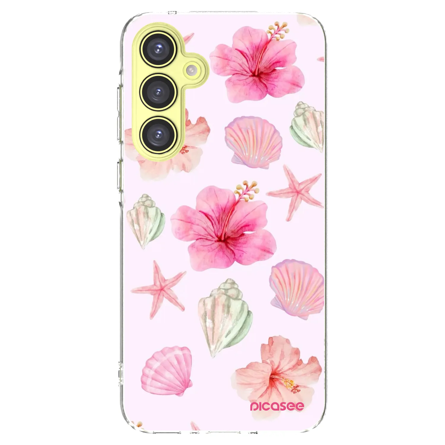 Picasee silikonski prozorni ovitek za Samsung Galaxy A35 5G A356B - Blush Lagoon