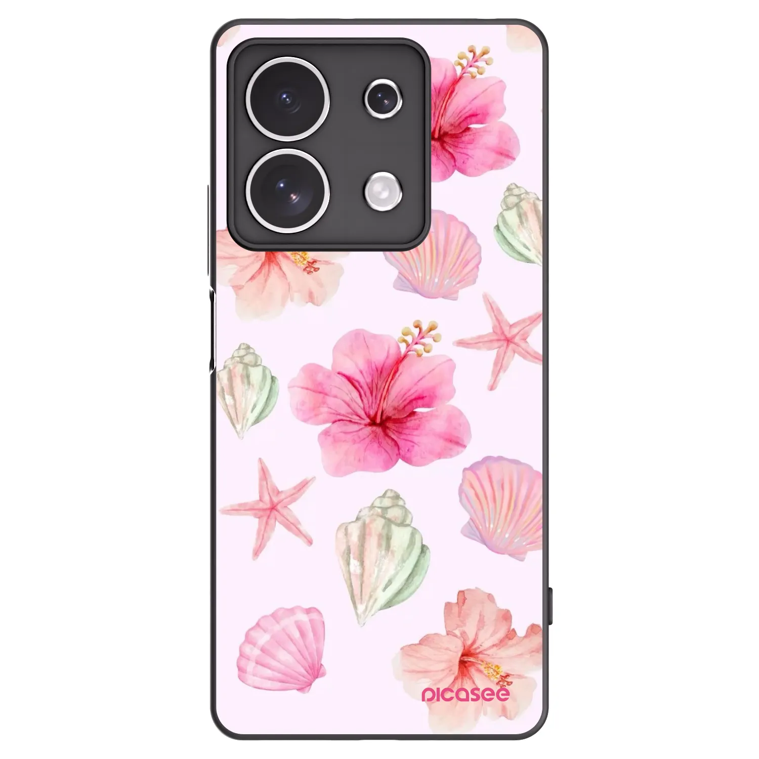 Picasee silikonski črni ovitek za Xiaomi Redmi Note 13 4G - Blush Lagoon