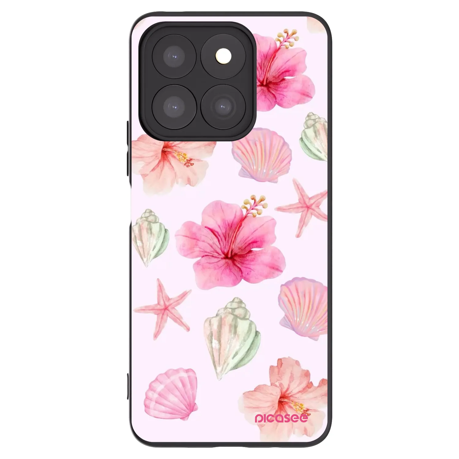 Picasee silikonski črni ovitek za Honor X8b - Blush Lagoon