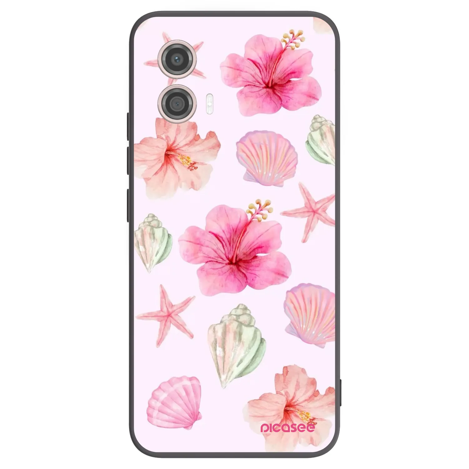 Picasee silikonski črni ovitek za Motorola Moto G53 5G - Blush Lagoon