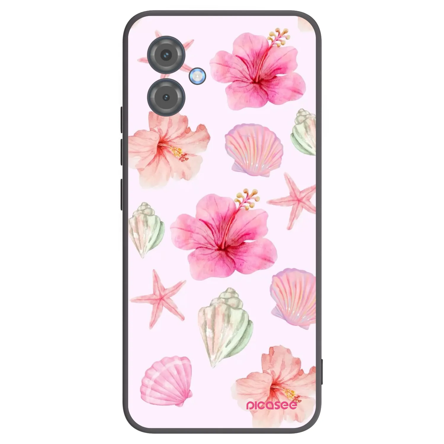 Picasee silikonski črni ovitek za Motorola Moto G14 - Blush Lagoon