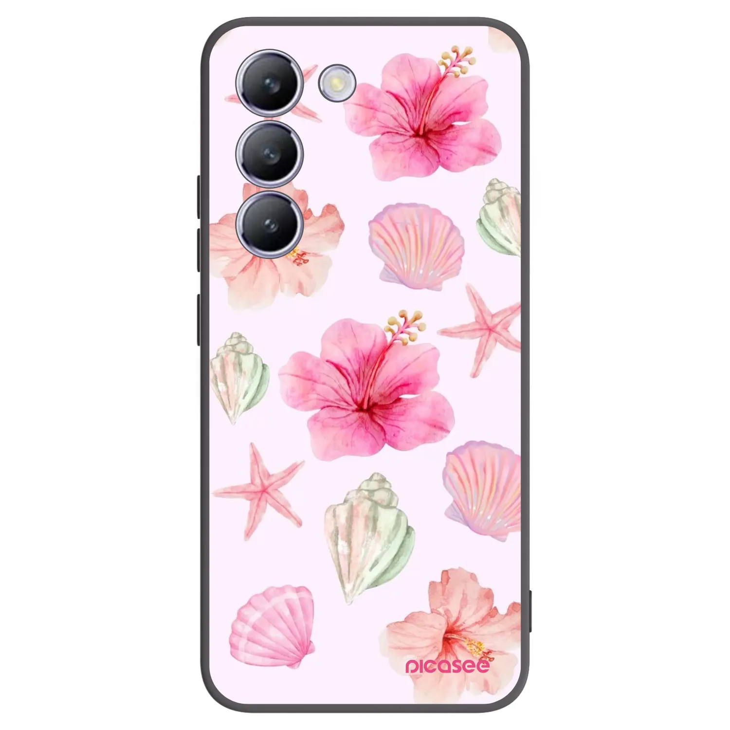 Picasee silikonski črni ovitek za Vivo V40 SE 5G - Blush Lagoon