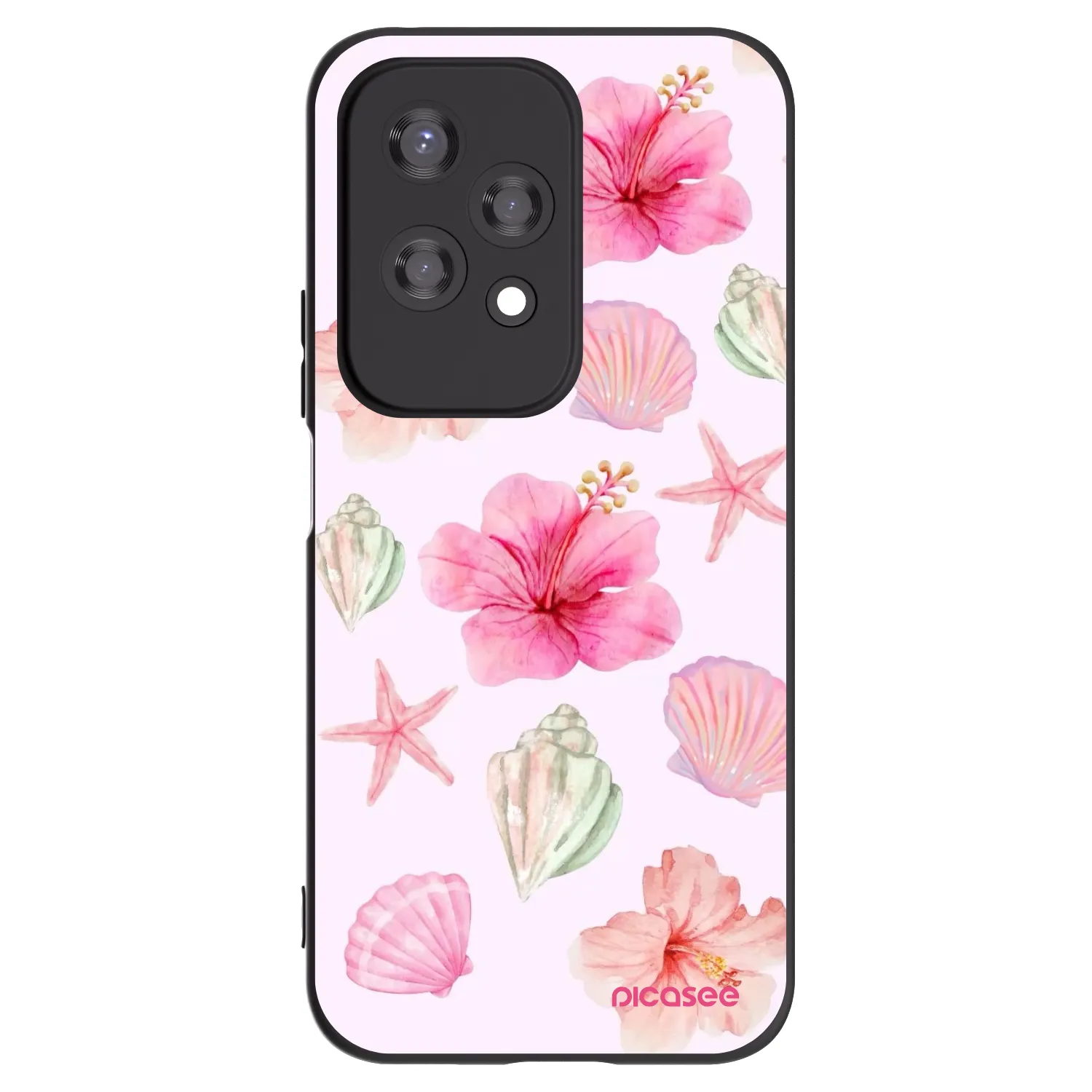 Picasee silikonski črni ovitek za Honor 200 Lite - Blush Lagoon