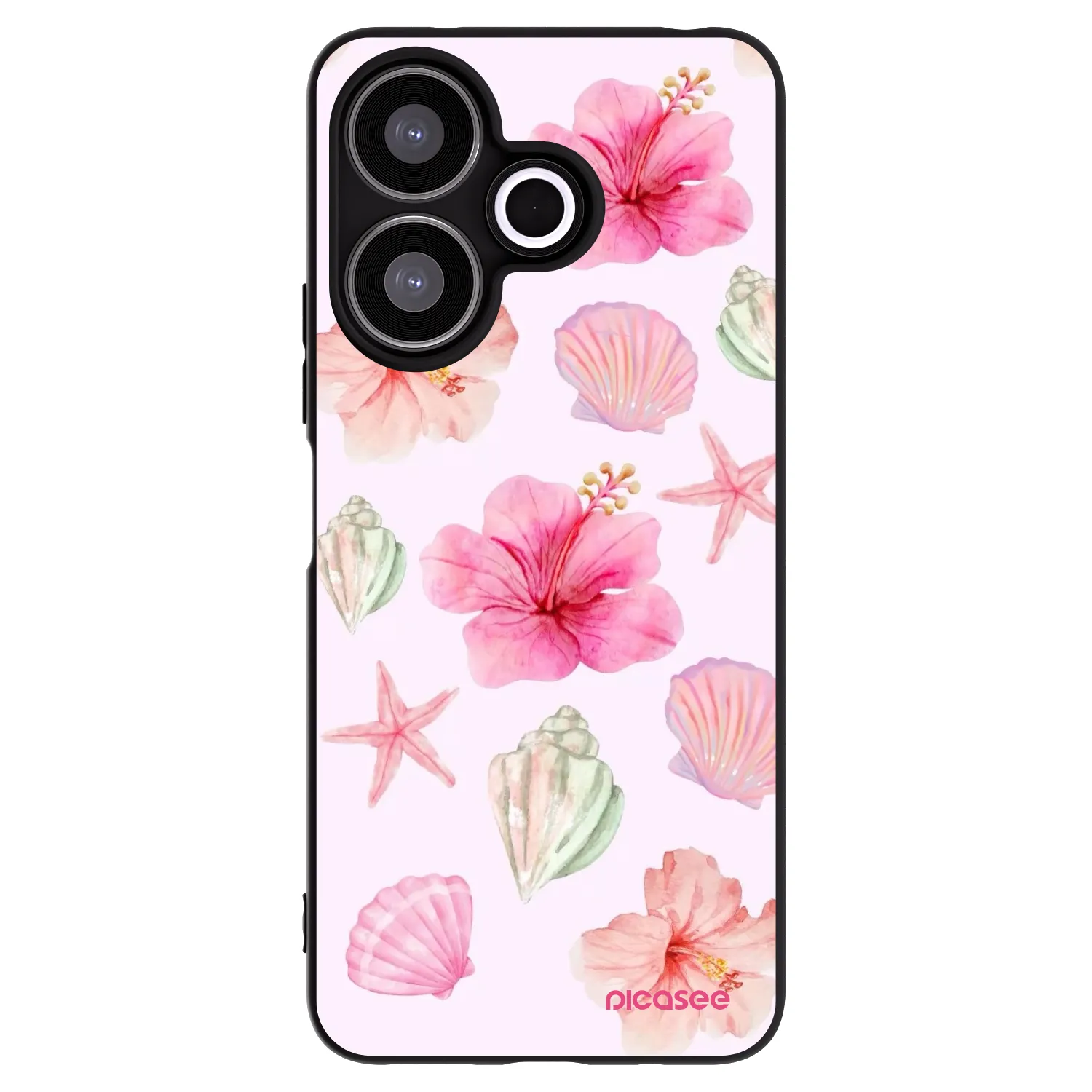 Picasee silikonski črni ovitek za Xiaomi Redmi 13 4G - Blush Lagoon