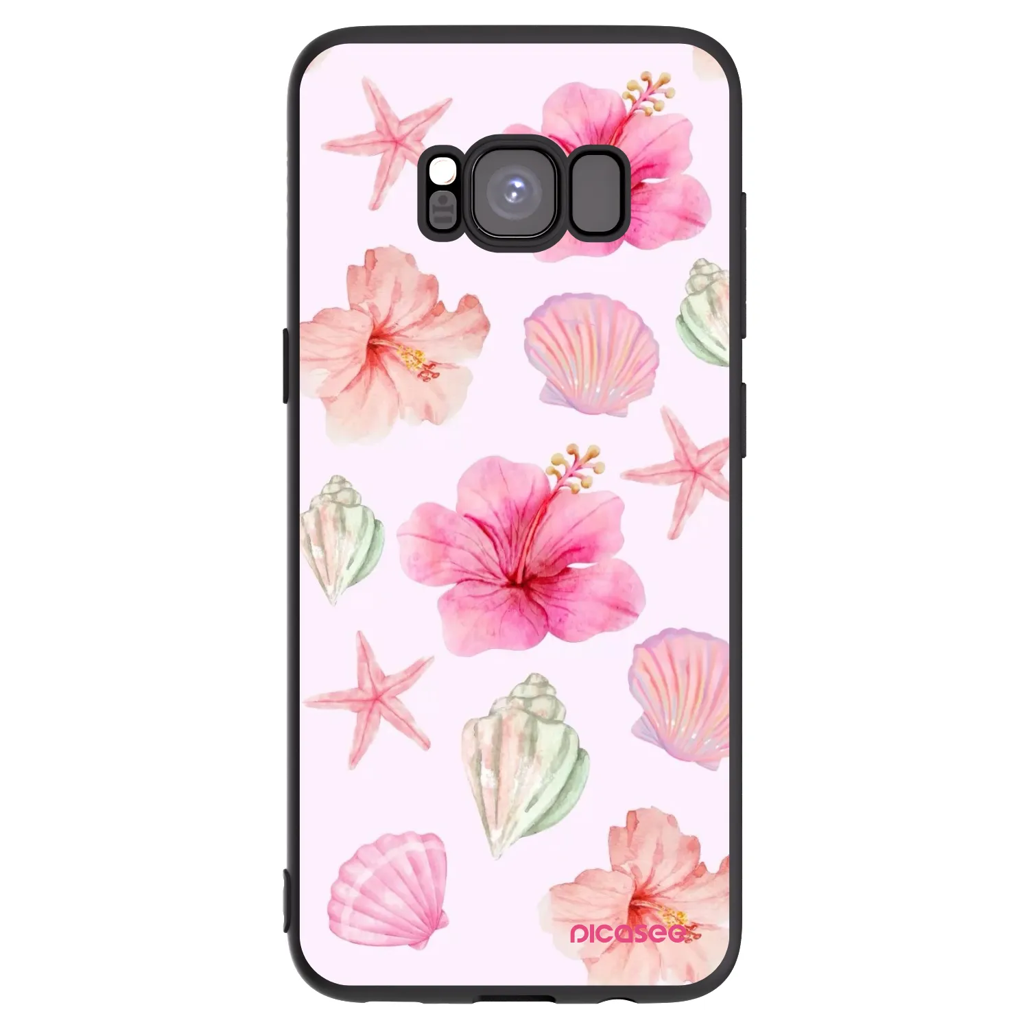 Picasee silikonski črni ovitek za Samsung Galaxy S8 G950F - Blush Lagoon