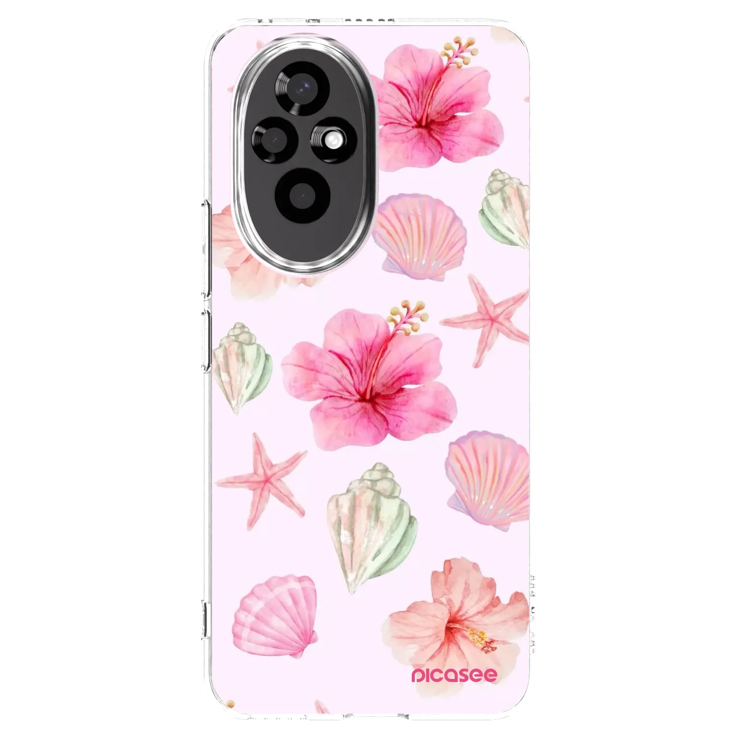 Picasee silikonski prozorni ovitek za Honor 200 Pro 5G - Blush Lagoon