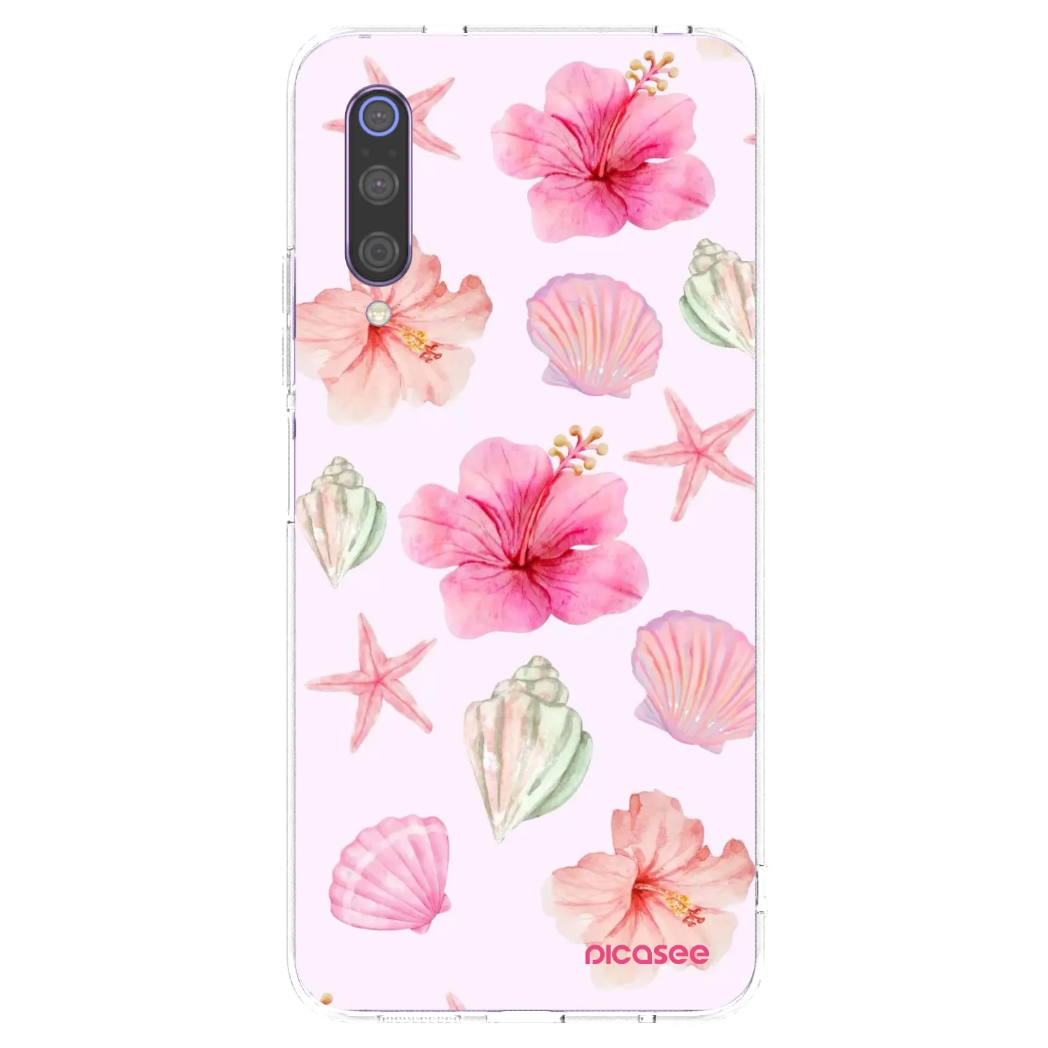 Picasee silikonski prozorni ovitek za Xiaomi Mi 9 - Blush Lagoon