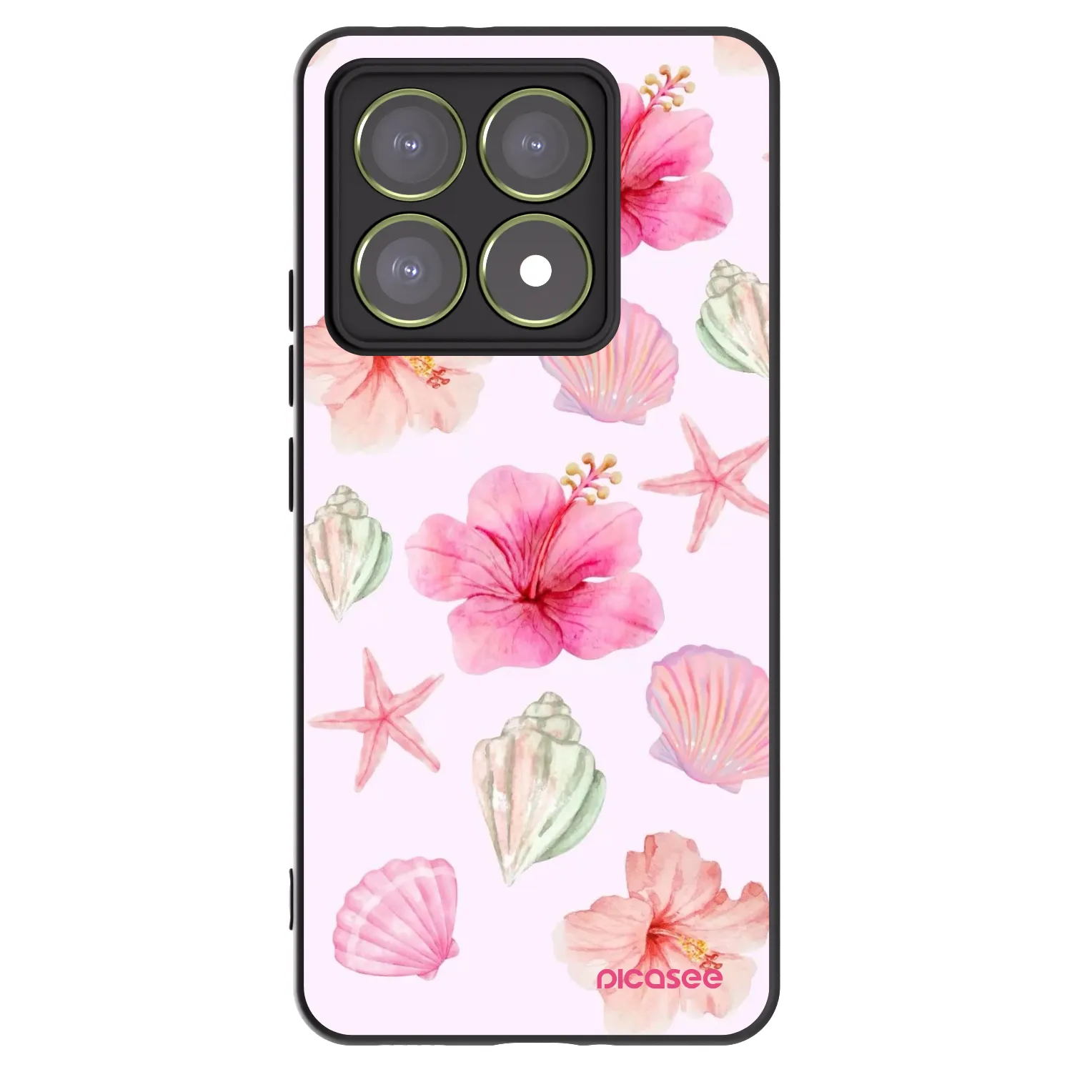 Picasee silikonski črni ovitek za Xiaomi 14T - Blush Lagoon