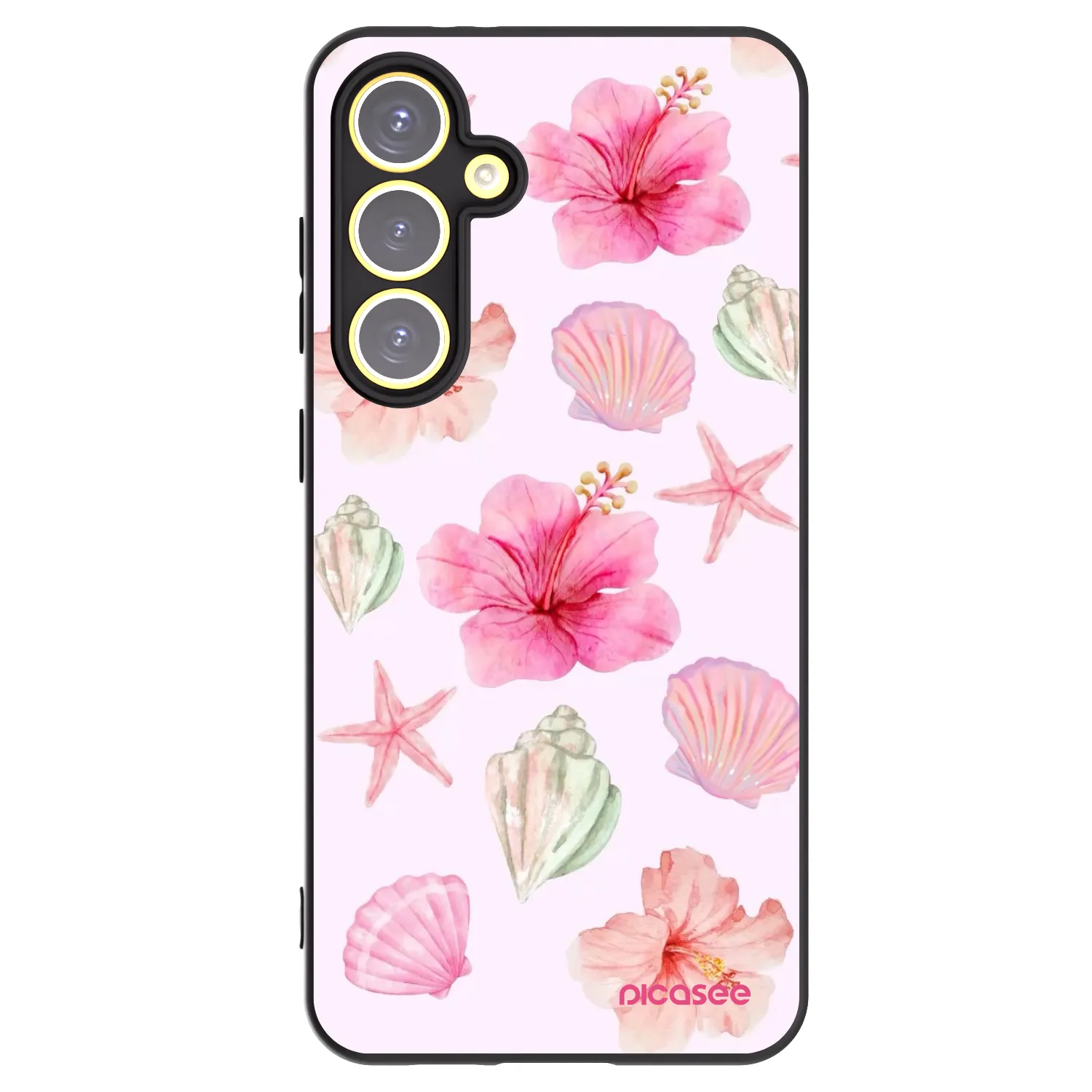 Picasee silikonski črni ovitek za Samsung Galaxy S24 FE S721B - Blush Lagoon