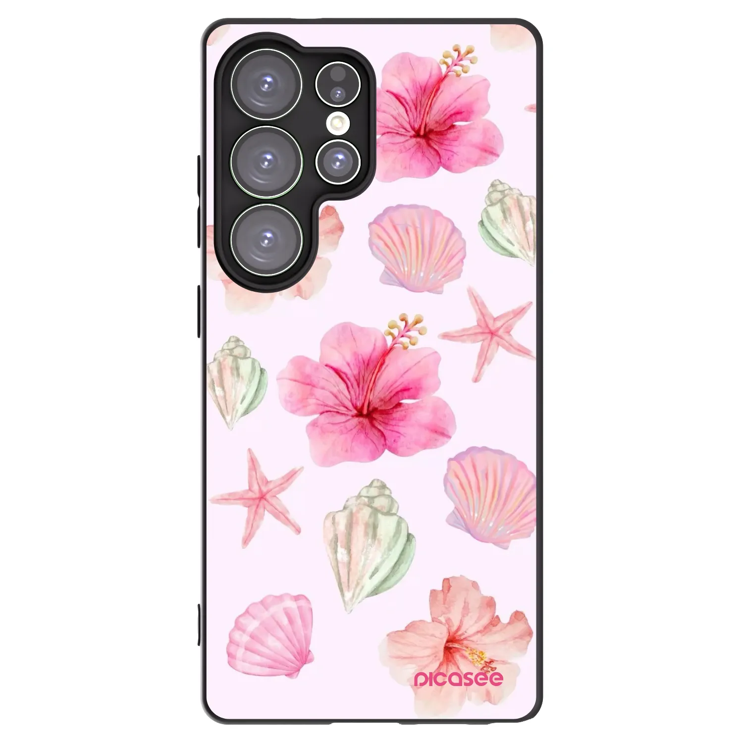 Picasee silikonski črni ovitek za Samsung Galaxy S25 Ultra 5G - Blush Lagoon
