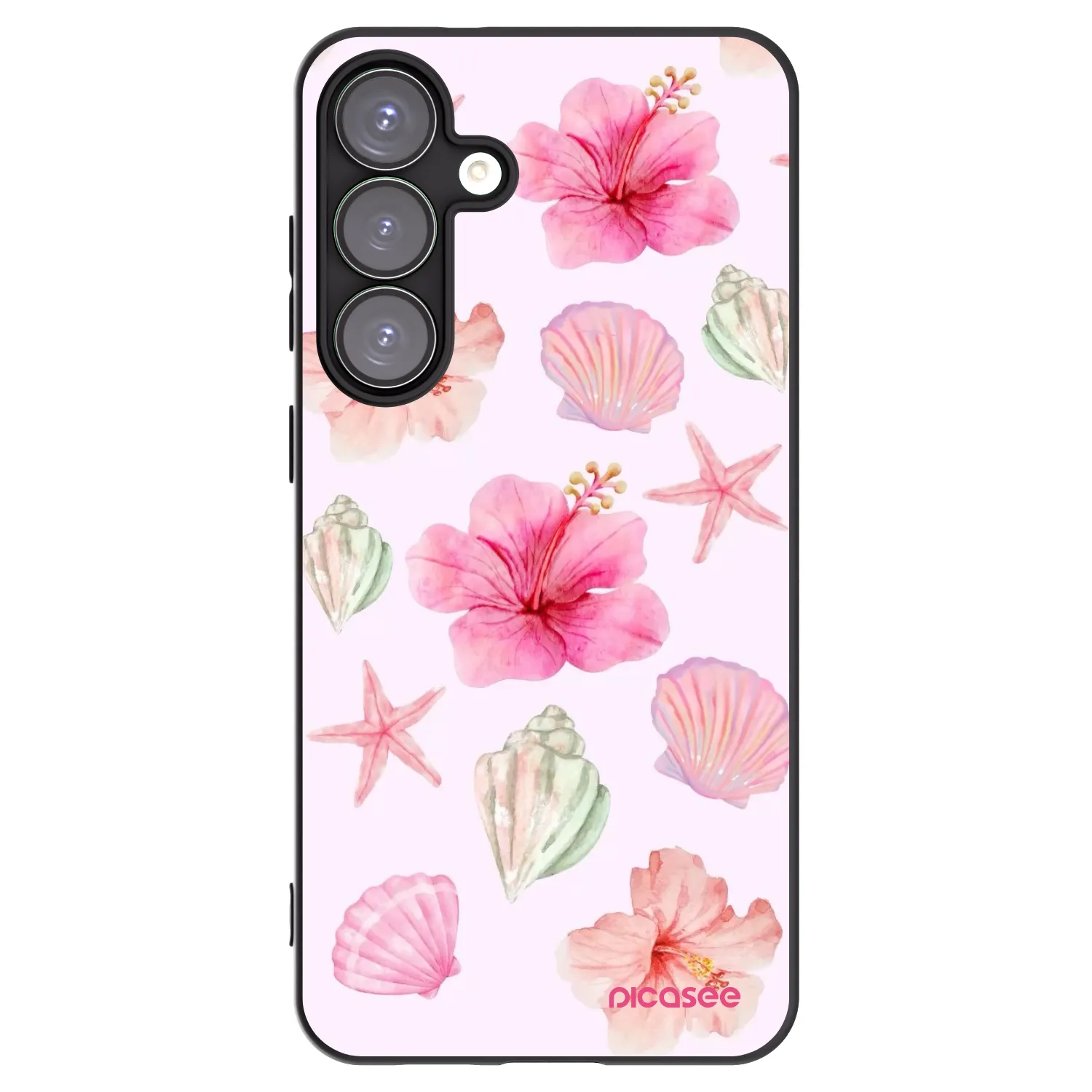 Picasee silikonski črni ovitek za Samsung Galaxy S25+ 5G - Blush Lagoon