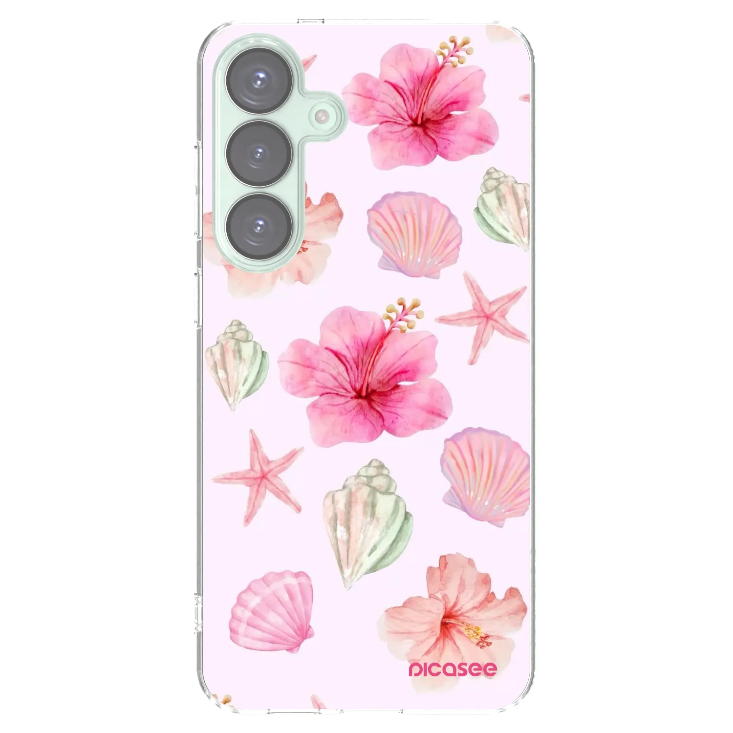 Picasee silikonski prozorni ovitek za Samsung Galaxy S25+ 5G - Blush Lagoon