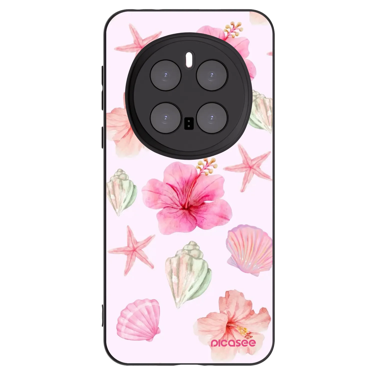 Picasee silikonski črni ovitek za Honor Magic7 Pro 5G - Blush Lagoon