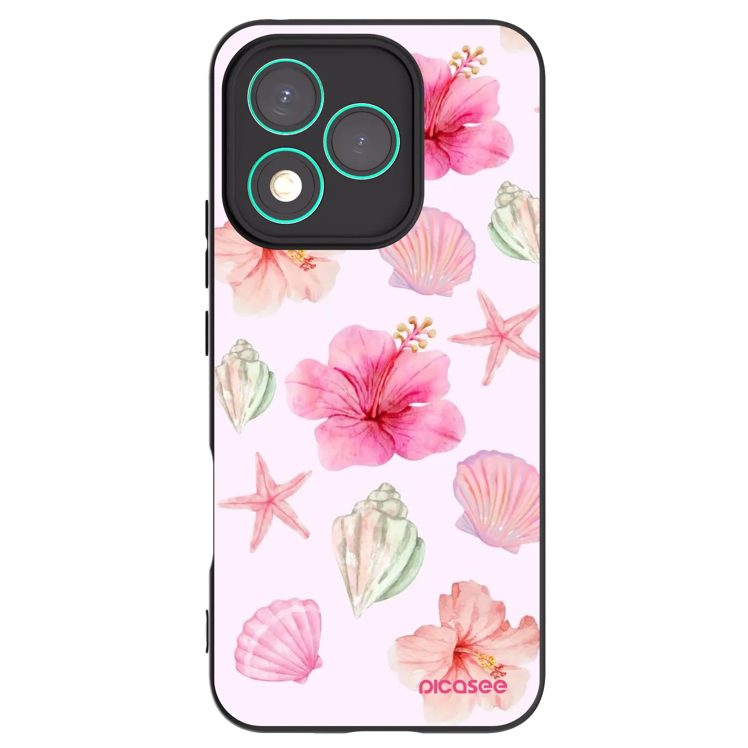 Picasee silikonski črni ovitek za Honor 400 Lite 5G - Blush Lagoon