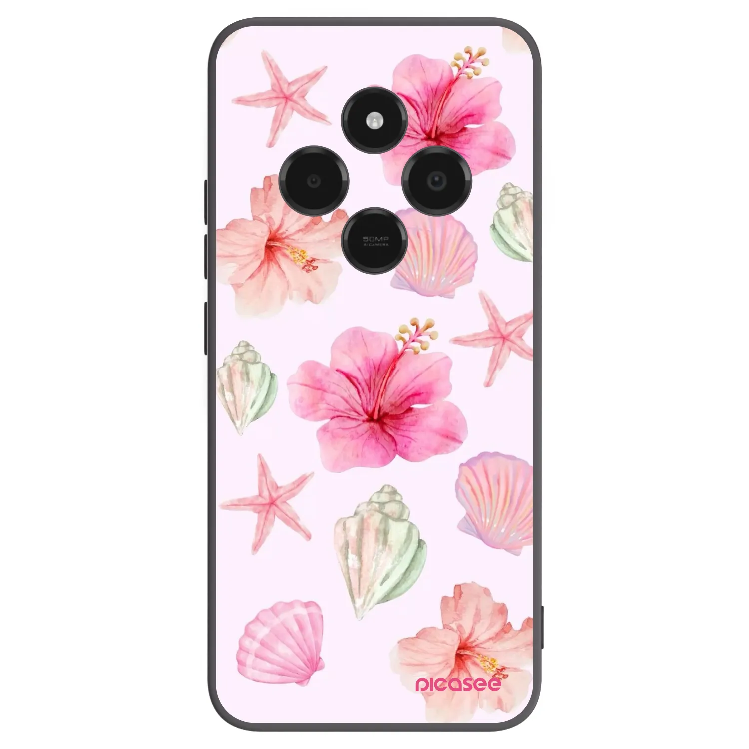Picasee silikonski črni ovitek za Xiaomi Poco C75 - Blush Lagoon