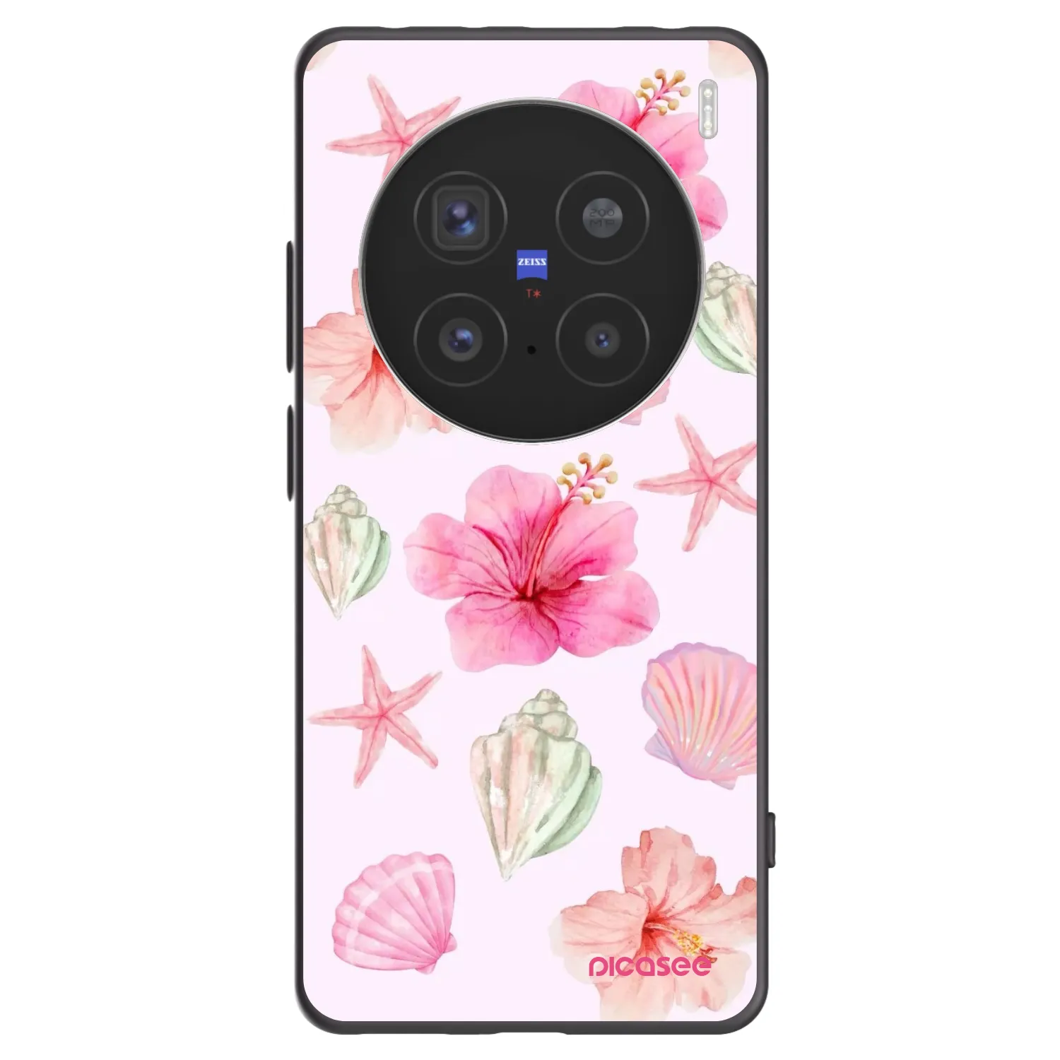 Picasee silikonski črni ovitek za Vivo X200 Pro - Blush Lagoon