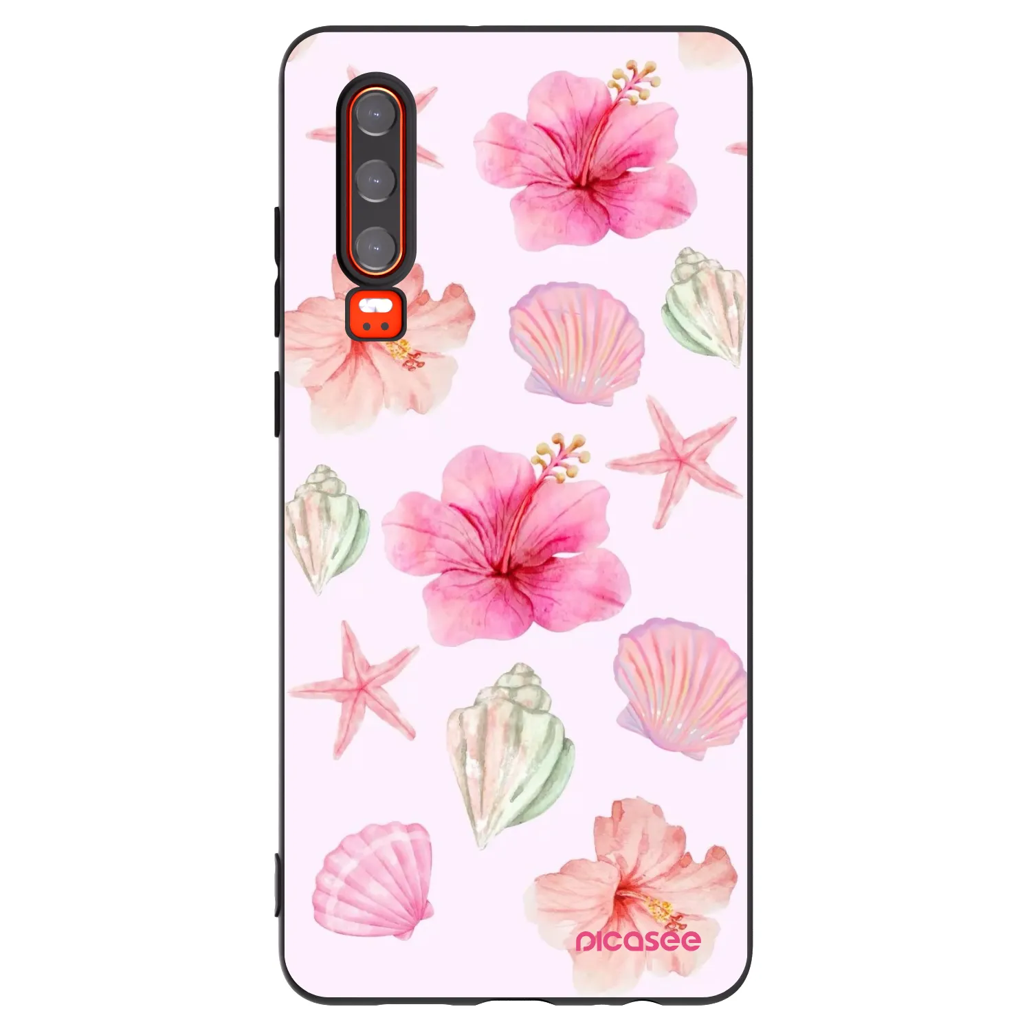 Picasee silikonski črni ovitek za Huawei P30 - Blush Lagoon