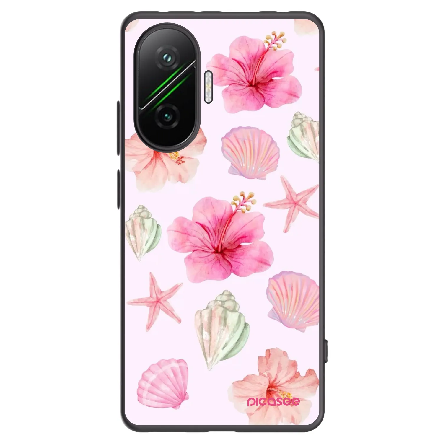 Picasee silikonski črni ovitek za Xiaomi Poco F7 5G - Blush Lagoon
