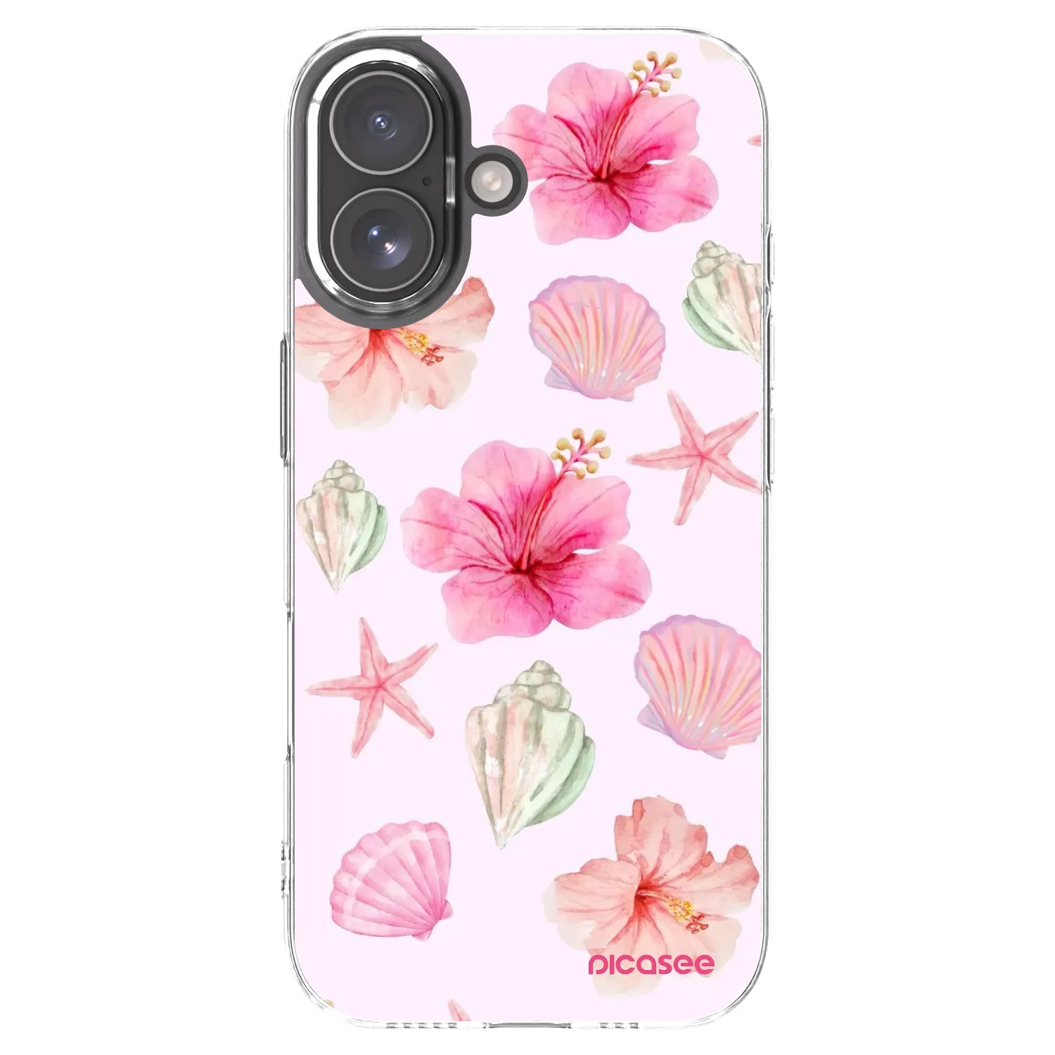 Picasee silikonski prozorni ovitek za Apple iPhone 17 - Blush Lagoon