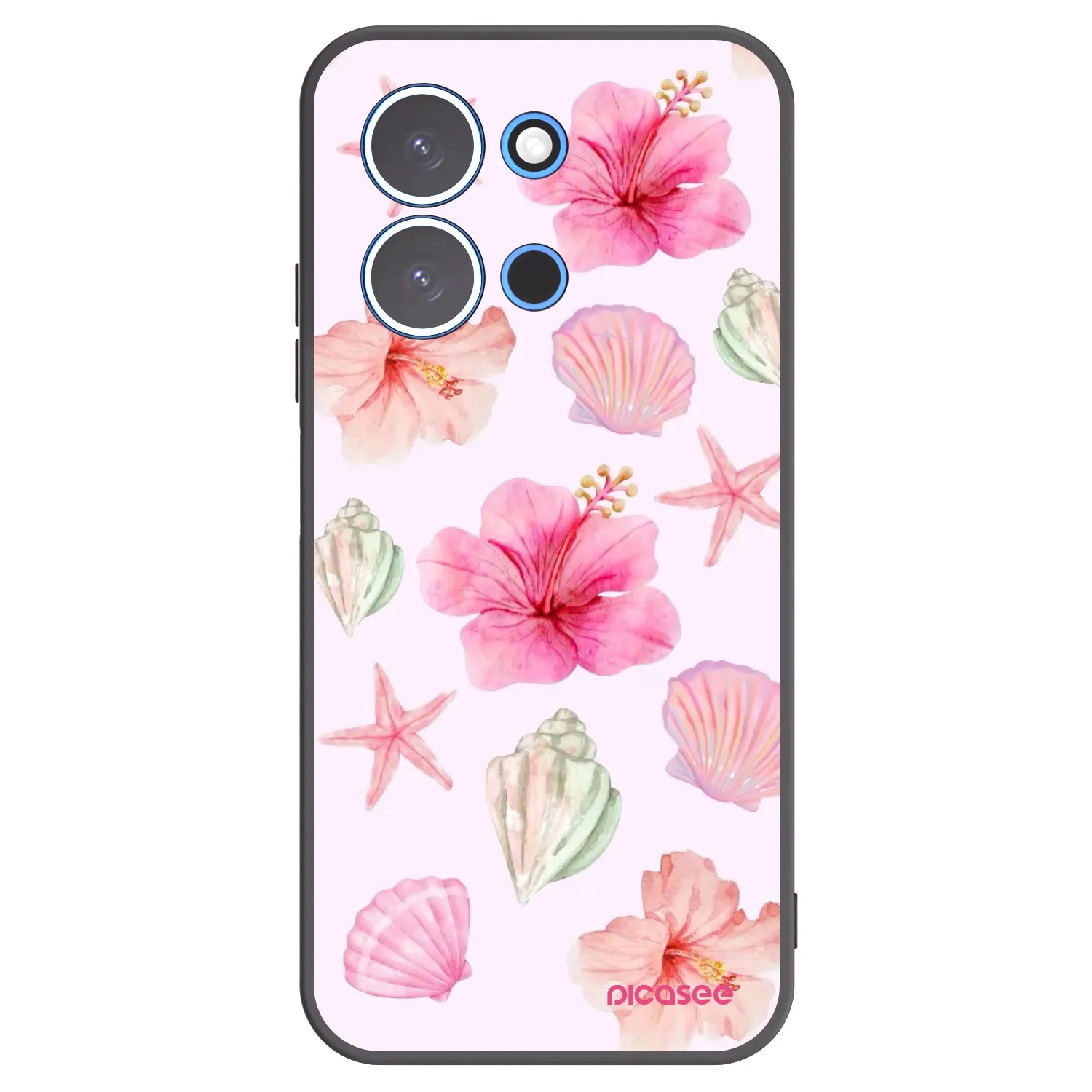 Picasee silikonski črni ovitek za Xiaomi Redmi 15C 4G - Blush Lagoon