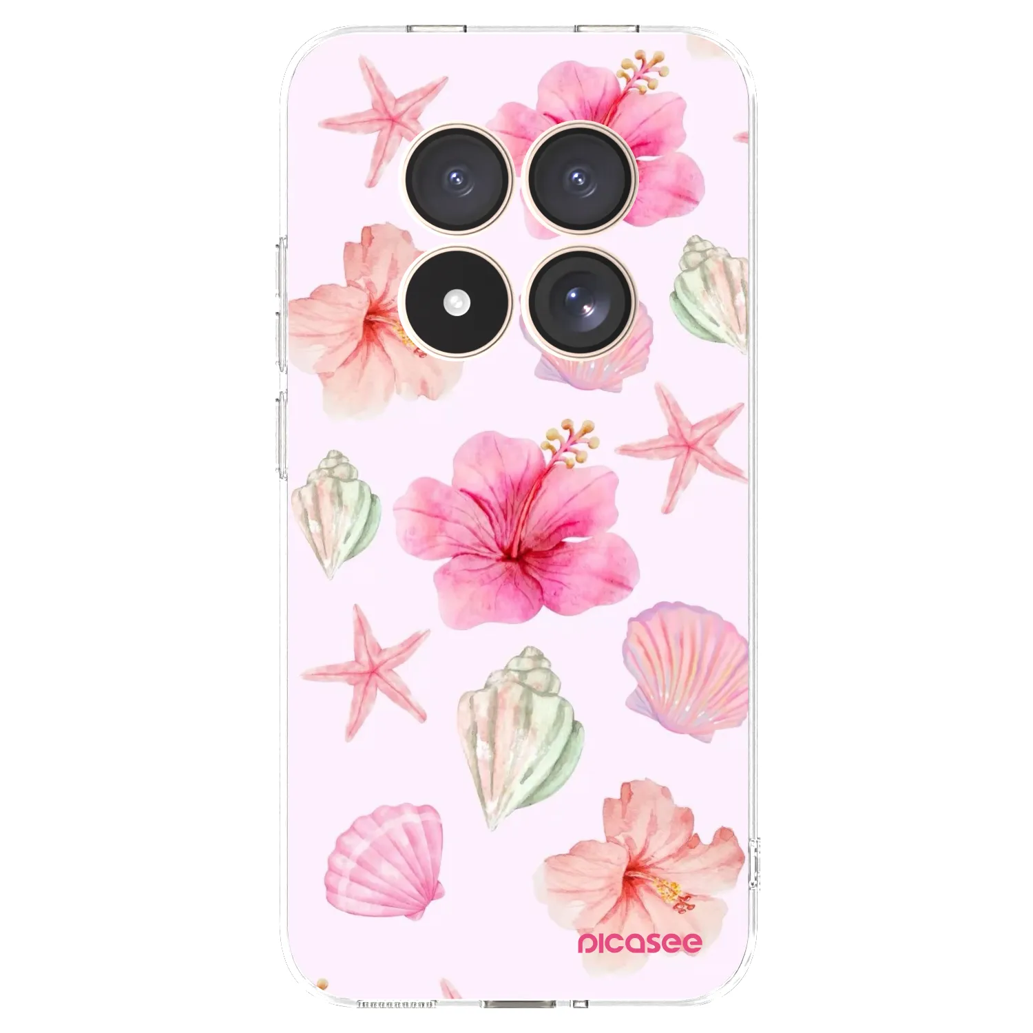 Picasee silikonski prozorni ovitek za Xiaomi Redmi Note 15 Pro 4G - Blush Lagoon