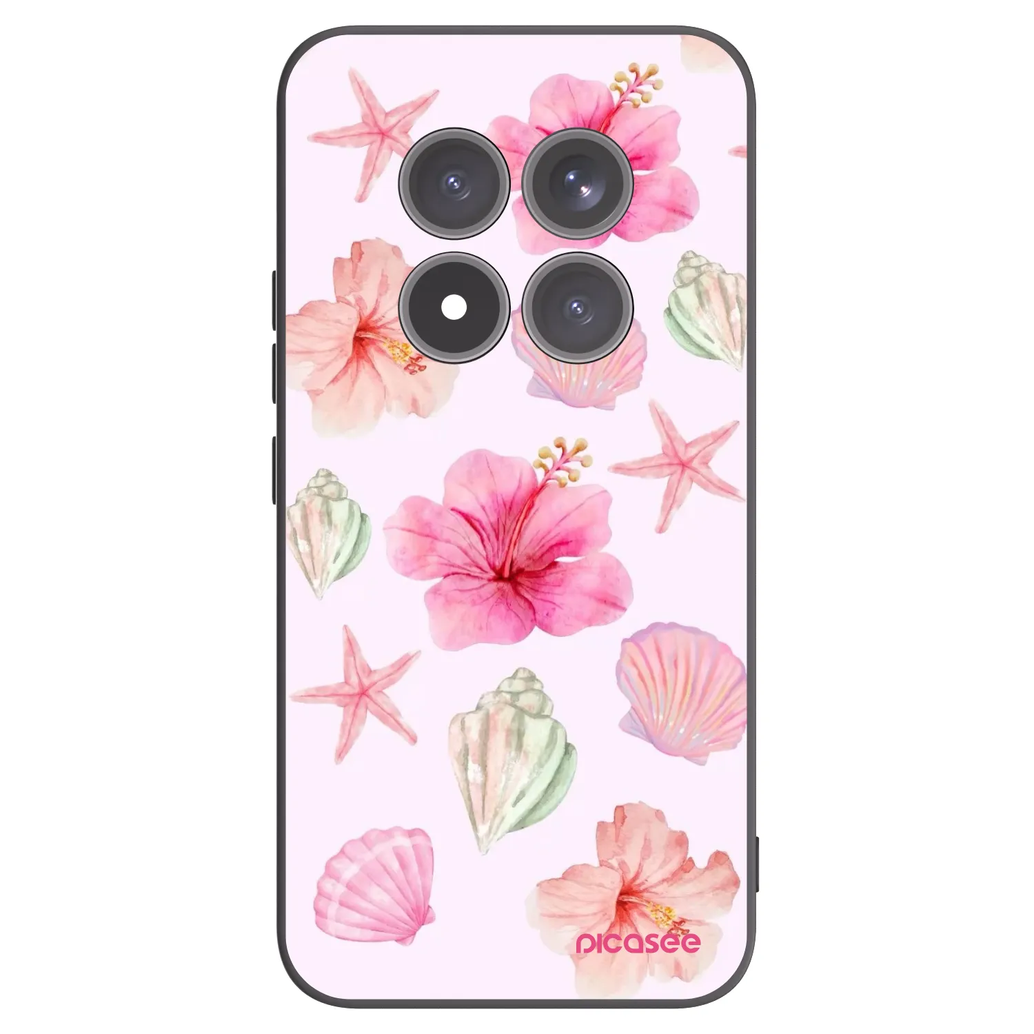 Picasee silikonski črni ovitek za Xiaomi Redmi Note 15 Pro+ - Blush Lagoon