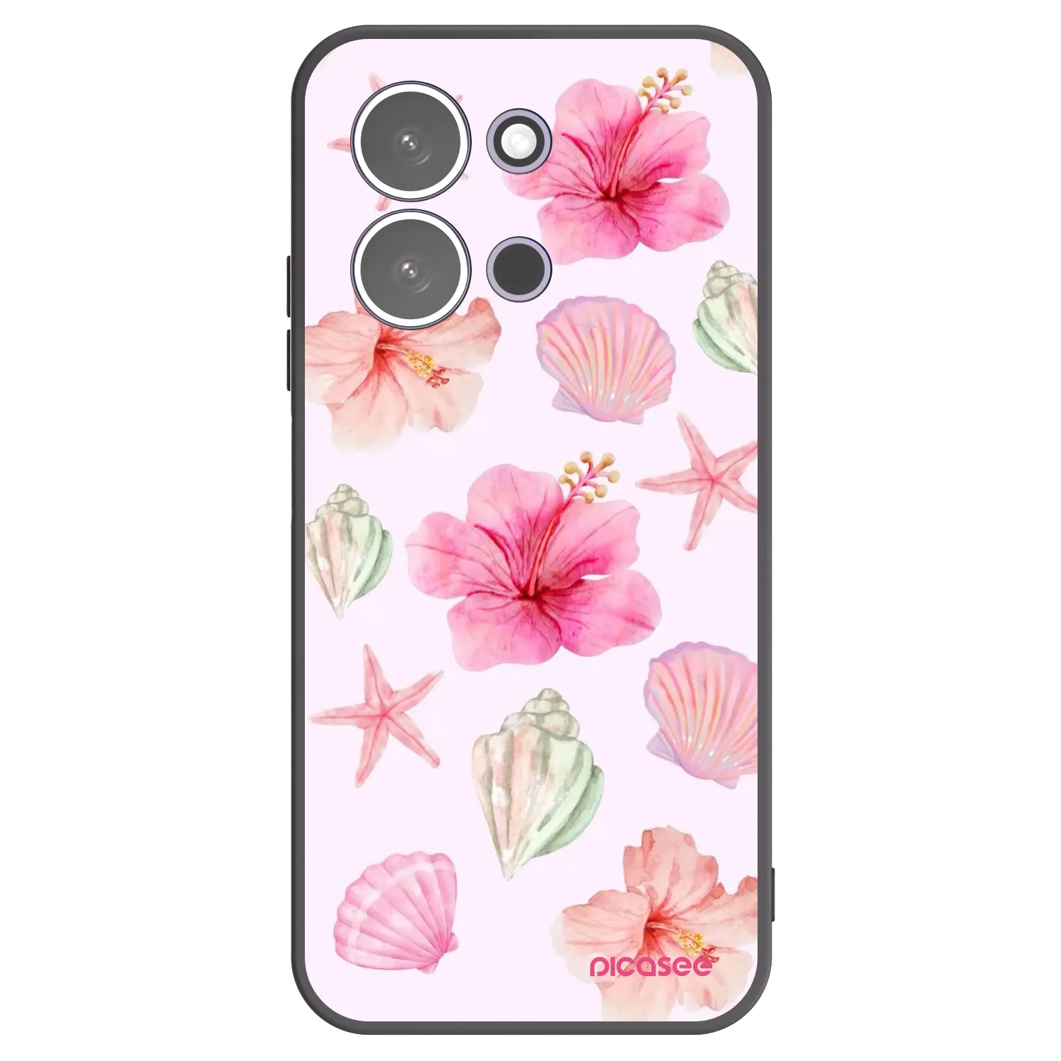 Picasee silikonski črni ovitek za Xiaomi Redmi 15C 5G - Blush Lagoon