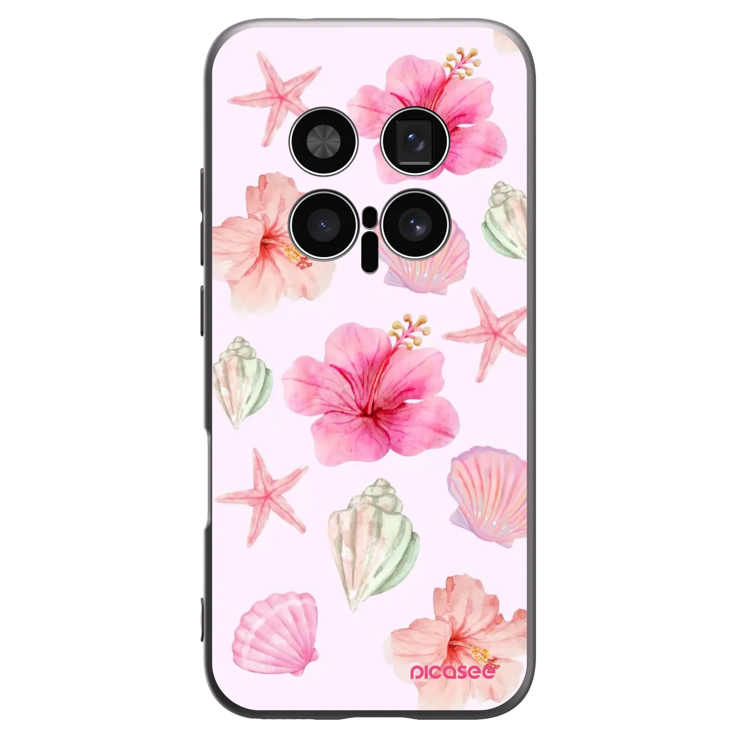 Picasee silikonski črni ovitek za Honor Magic8 Pro 5G - Blush Lagoon