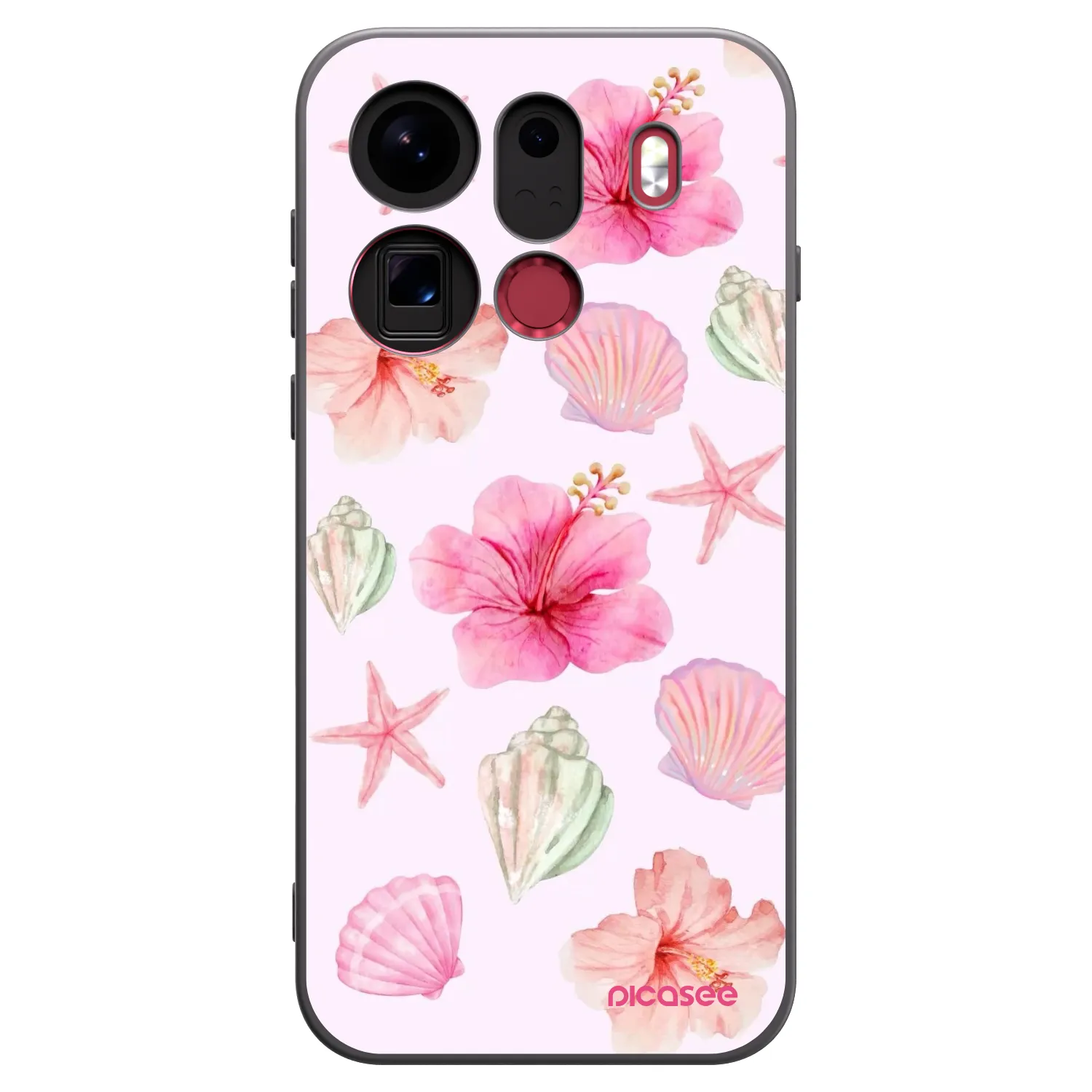 Picasee silikonski črni ovitek za OPPO Find X9 Pro - Blush Lagoon