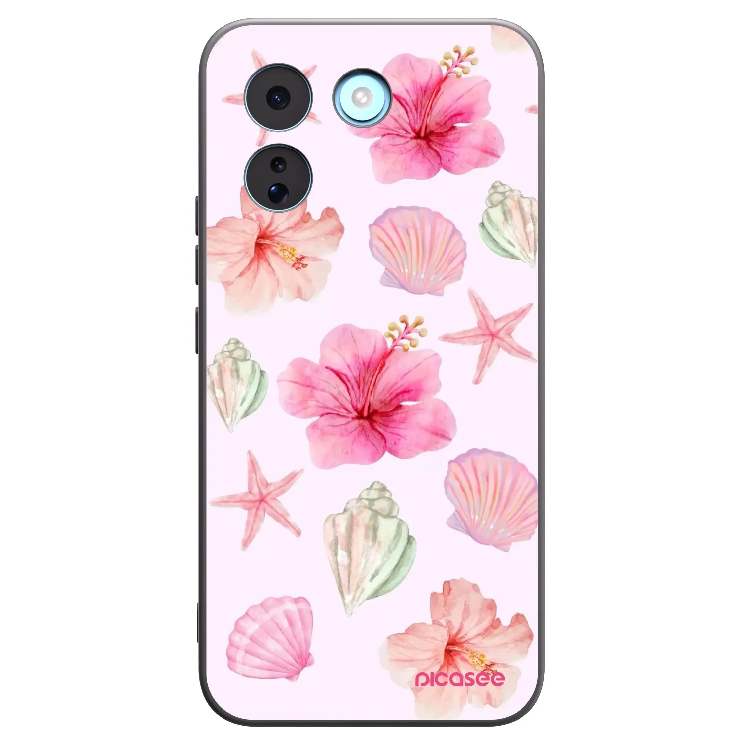 Picasee silikonski črni ovitek za Xiaomi Redmi Note 17 Pro MAX 5G - Blush Lagoon