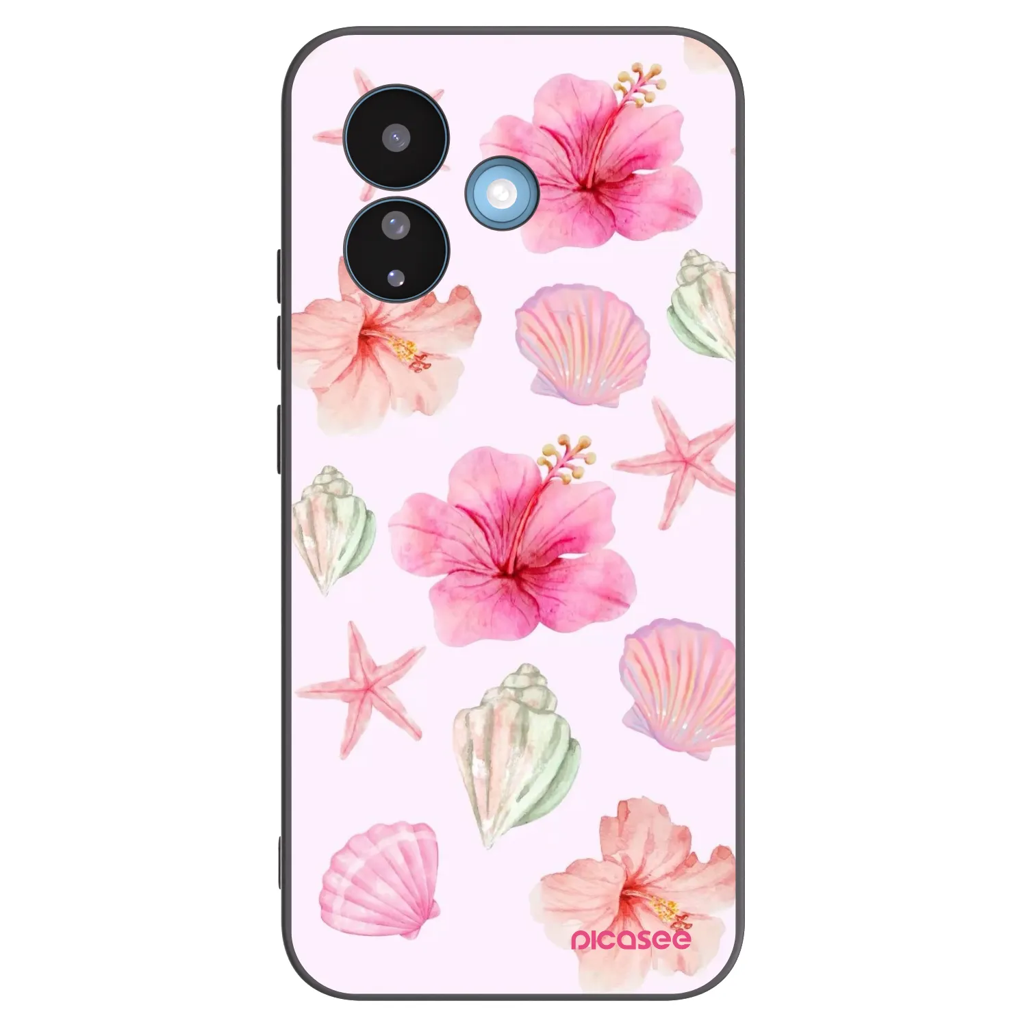 Picasee silikonski črni ovitek za Xiaomi Redmi Note 17 Pro 5G - Blush Lagoon