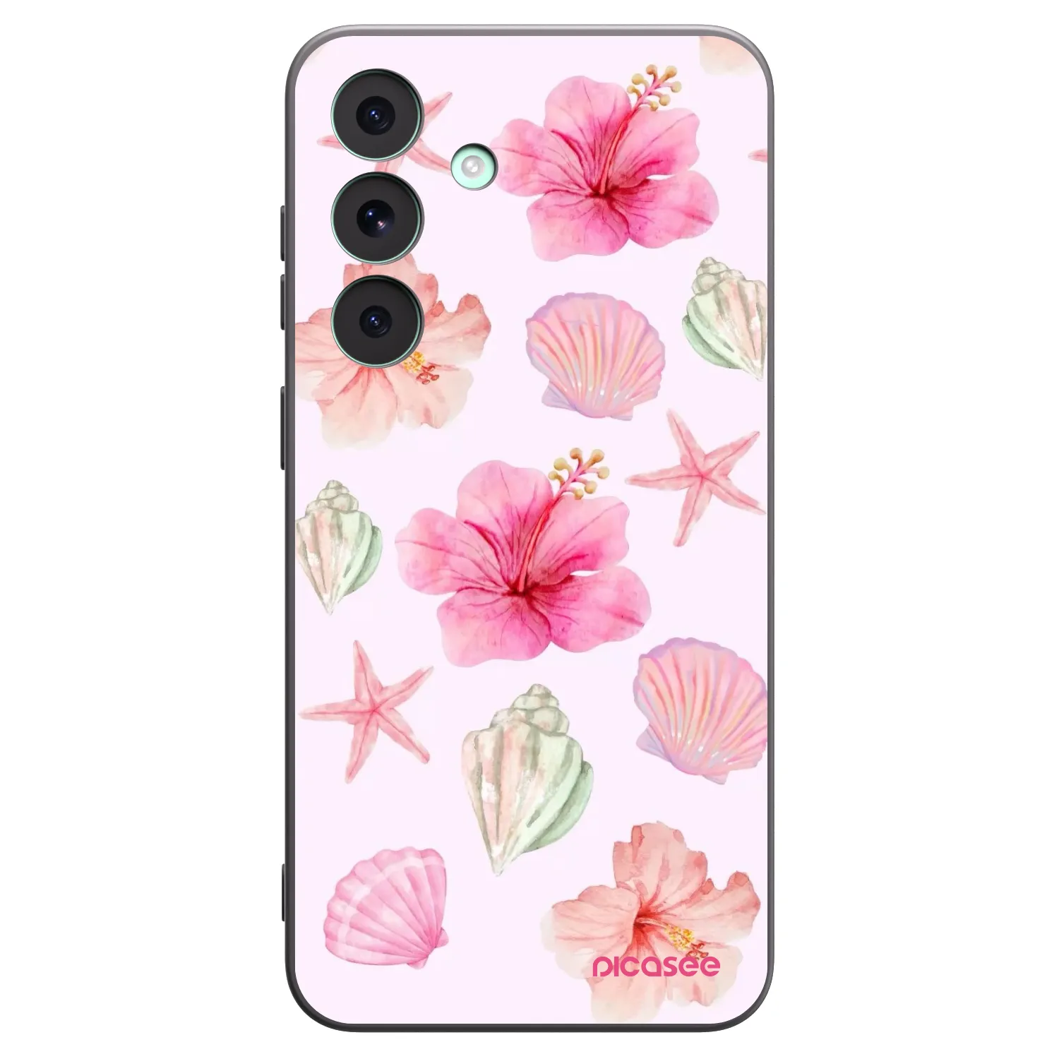 Picasee silikonski črni ovitek za Samsung Galaxy S26 FE - Blush Lagoon
