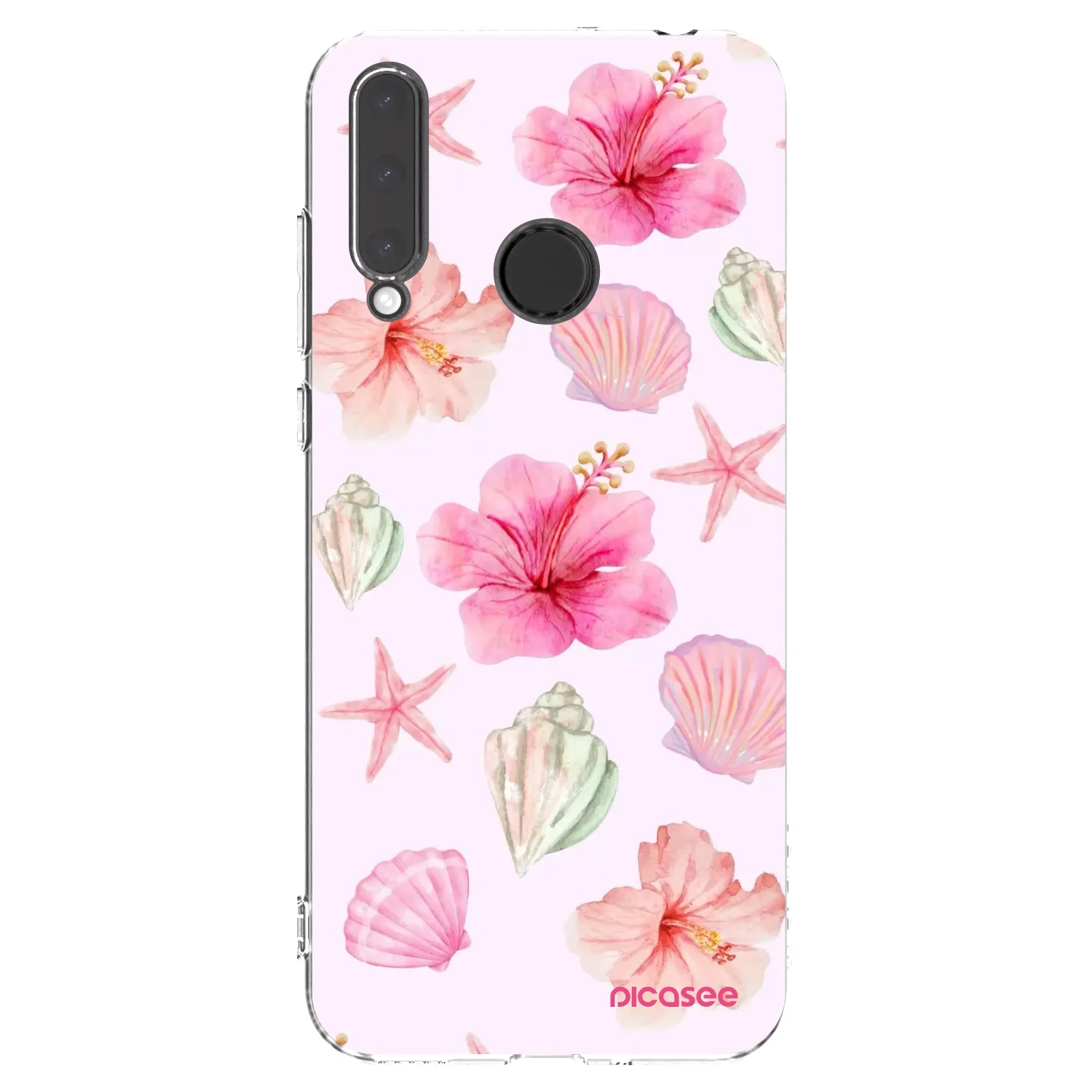 Picasee silikonski prozorni ovitek za Honor 20 Lite - Blush Lagoon