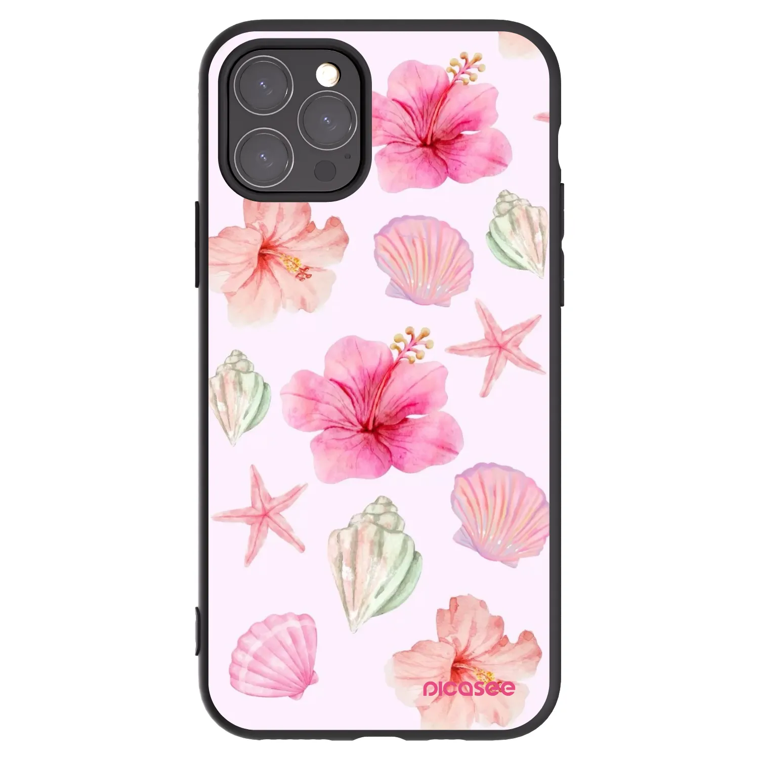 Picasee silikonski črni ovitek za Apple iPhone 11 Pro - Blush Lagoon