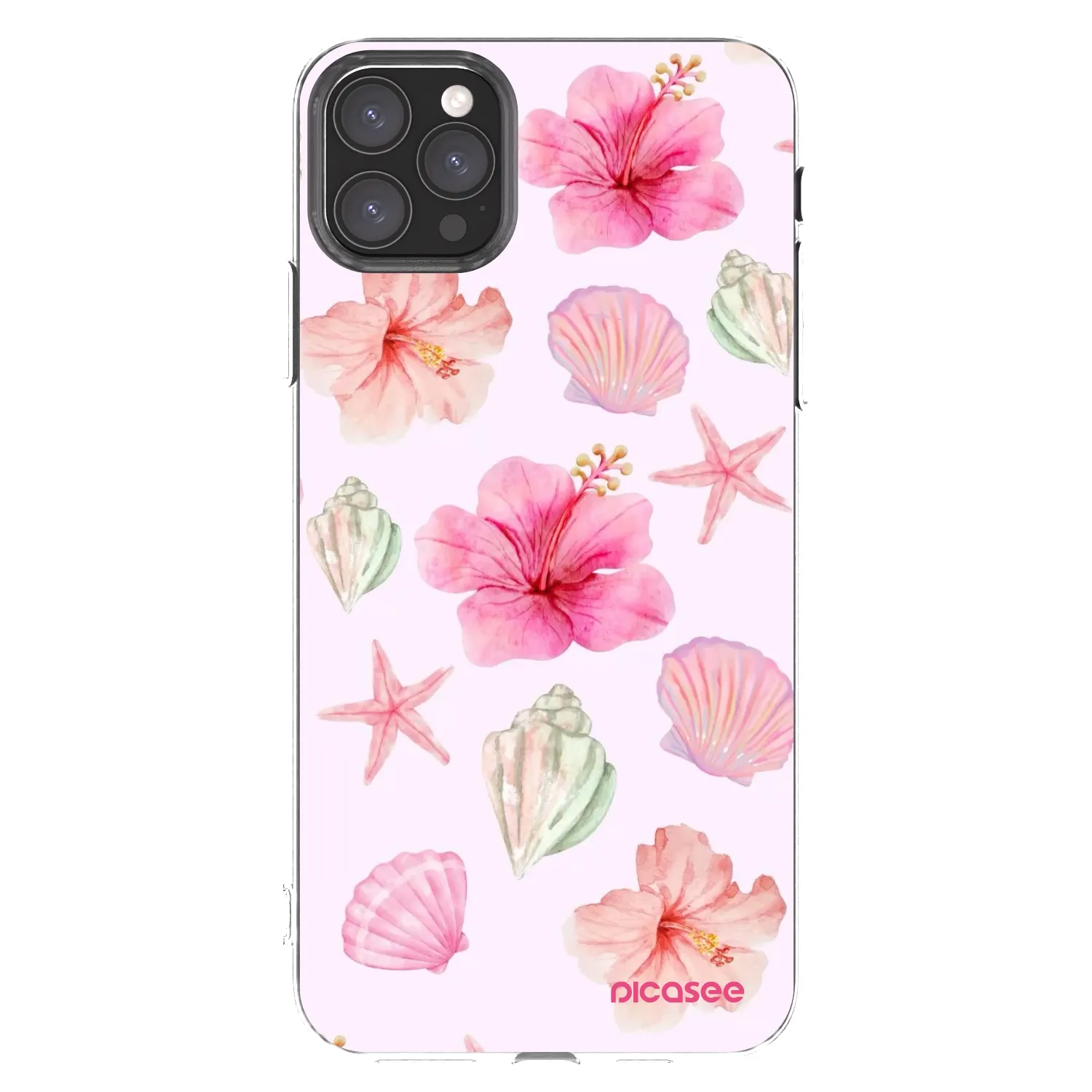 Picasee silikonski prozorni ovitek za Apple iPhone 11 Pro Max - Blush Lagoon