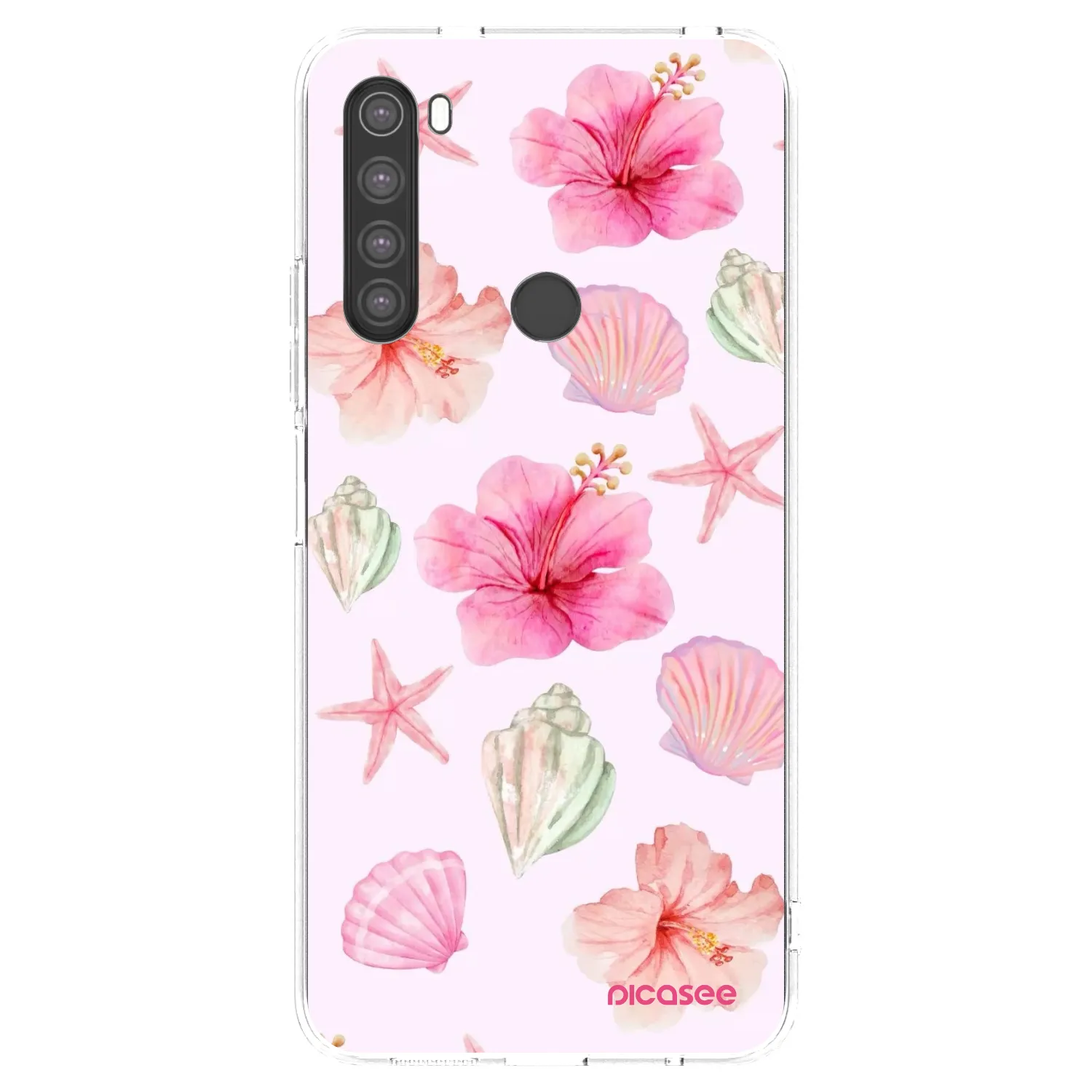 Picasee silikonski prozorni ovitek za Xiaomi Redmi Note 8 - Blush Lagoon