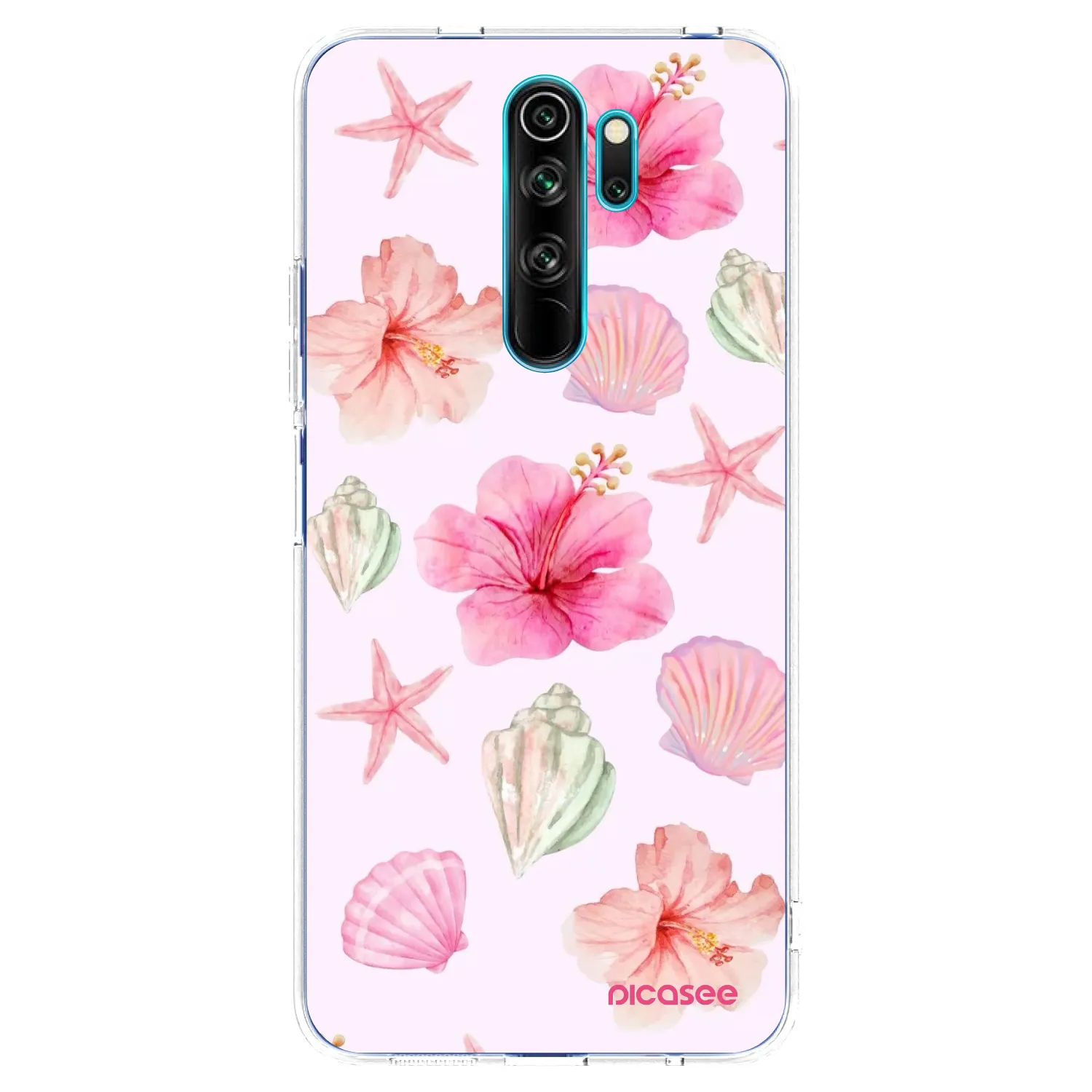 Picasee silikonski prozorni ovitek za Xiaomi Redmi Note 8 Pro - Blush Lagoon