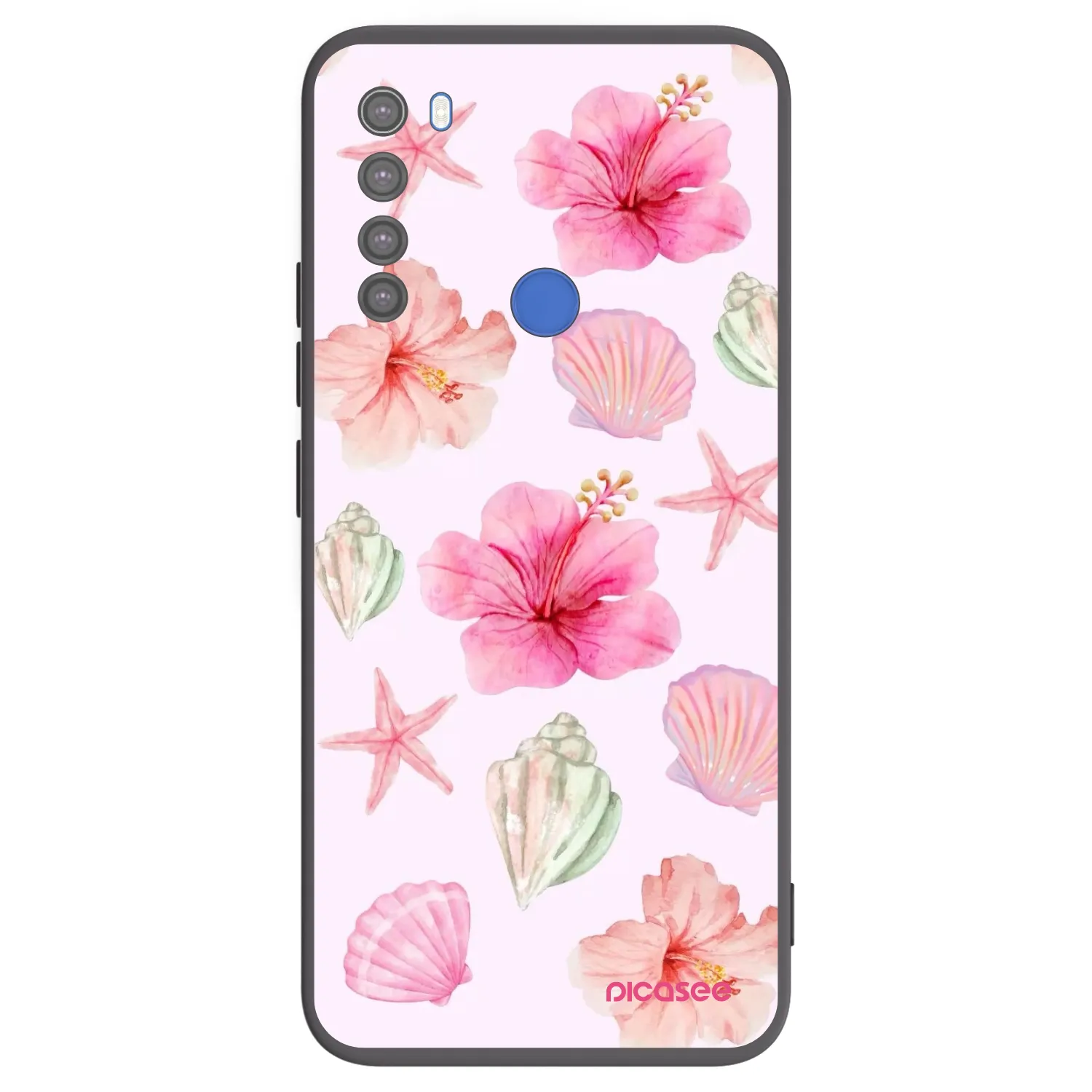 Picasee silikonski črni ovitek za Xiaomi Redmi Note 8T - Blush Lagoon