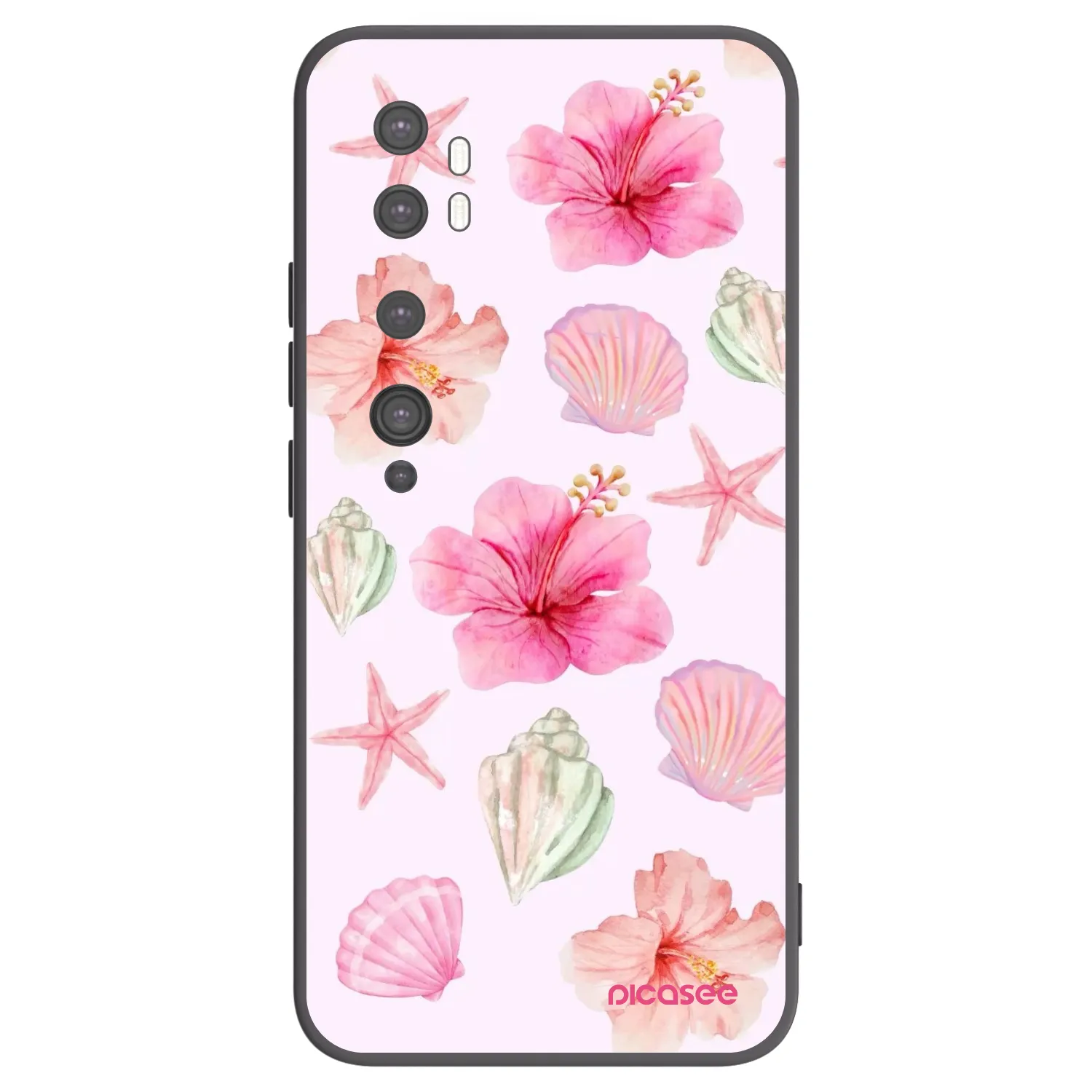 Picasee silikonski črni ovitek za Xiaomi Mi Note 10 (Pro) - Blush Lagoon