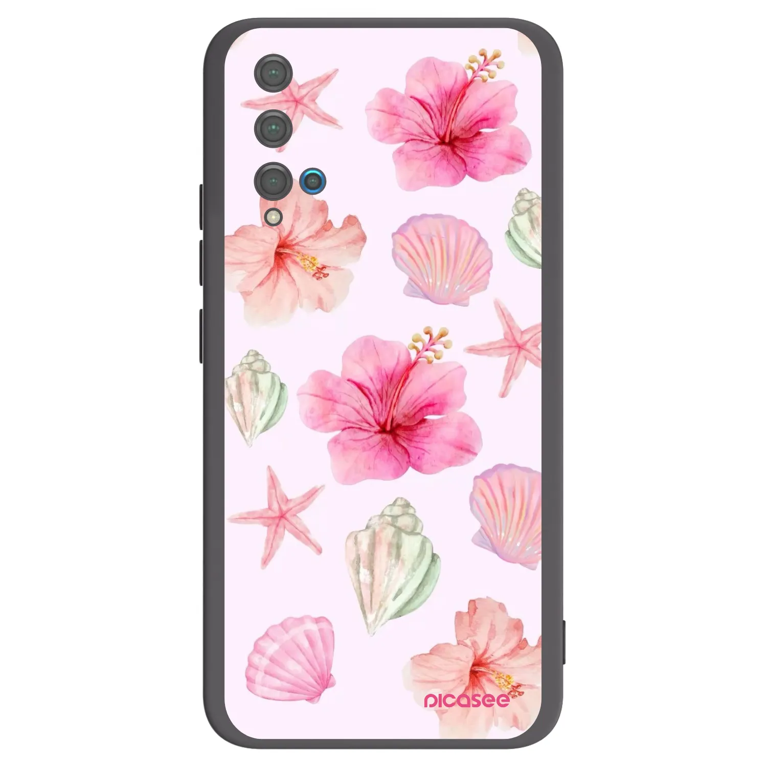 Picasee silikonski črni ovitek za Huawei Nova 5T - Blush Lagoon