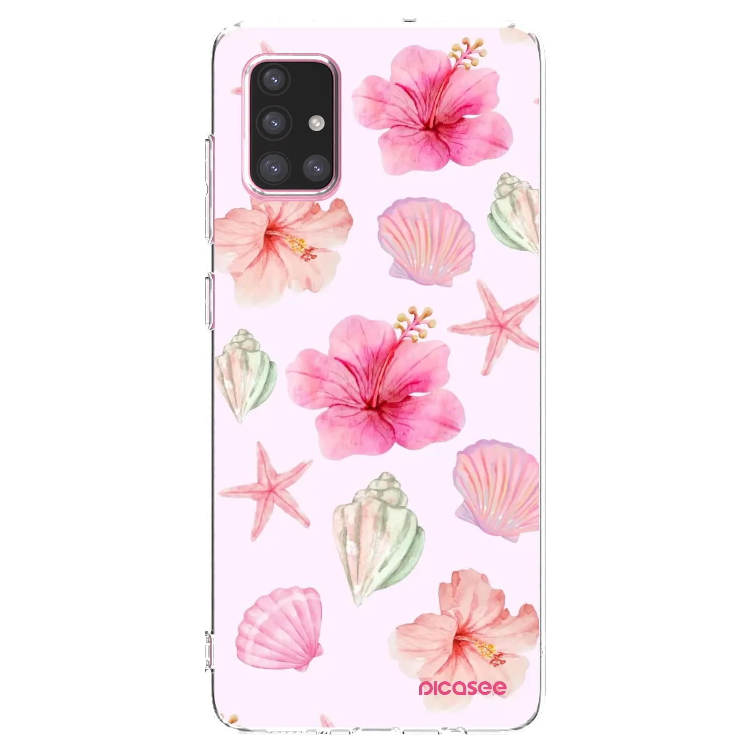 Picasee silikonski prozorni ovitek za Samsung Galaxy A71 A715F - Blush Lagoon