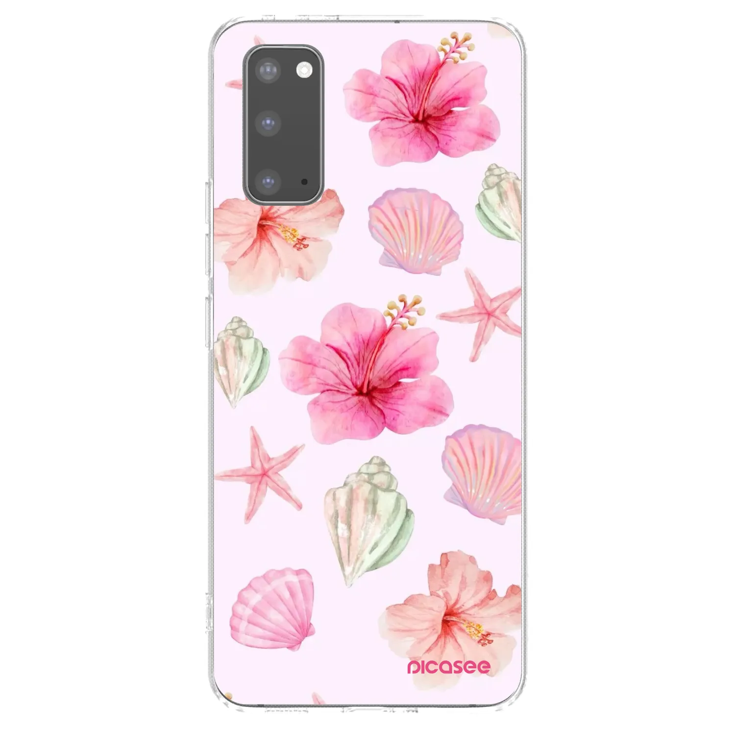 Picasee silikonski prozorni ovitek za Samsung Galaxy S20 G980F - Blush Lagoon